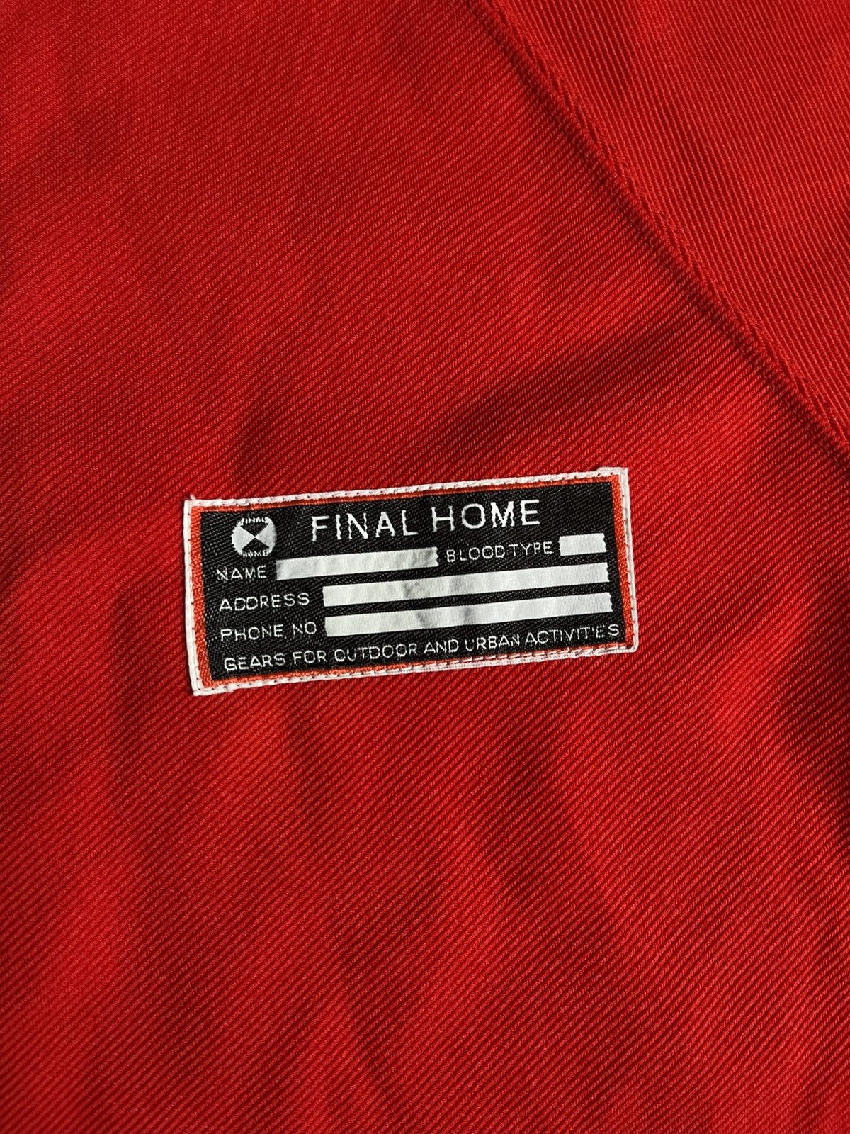 Final Home × Issey Miyake Final Home Red Survival Zipper Up Hoodie “rare” Size US S / EU 44-46 / 1 - 5 Thumbnail