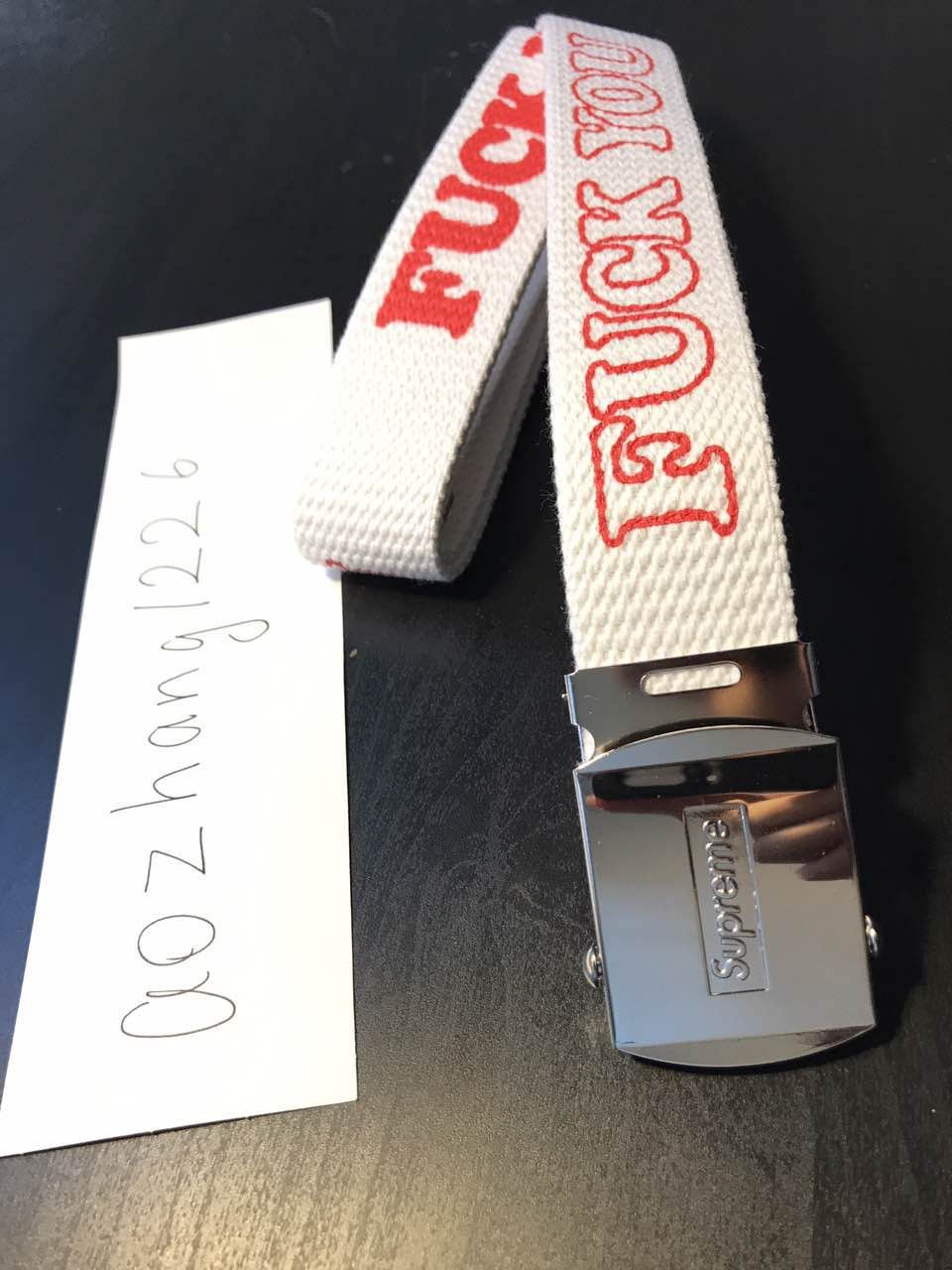 Supreme Supreme/ HYSTERIC GLAMOUR Fuck You Belt | Grailed