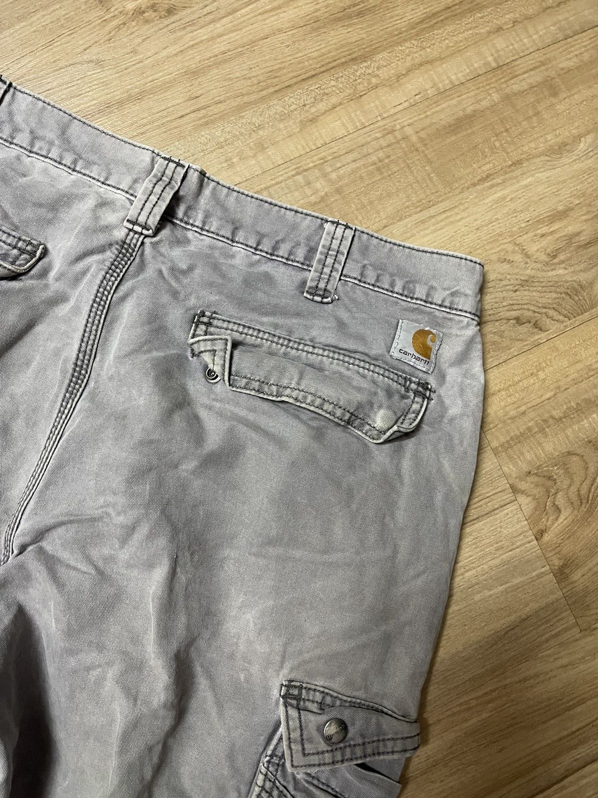 Carhartt Carhartt distress and dirty cargo pants Size US 35 - 4 Thumbnail