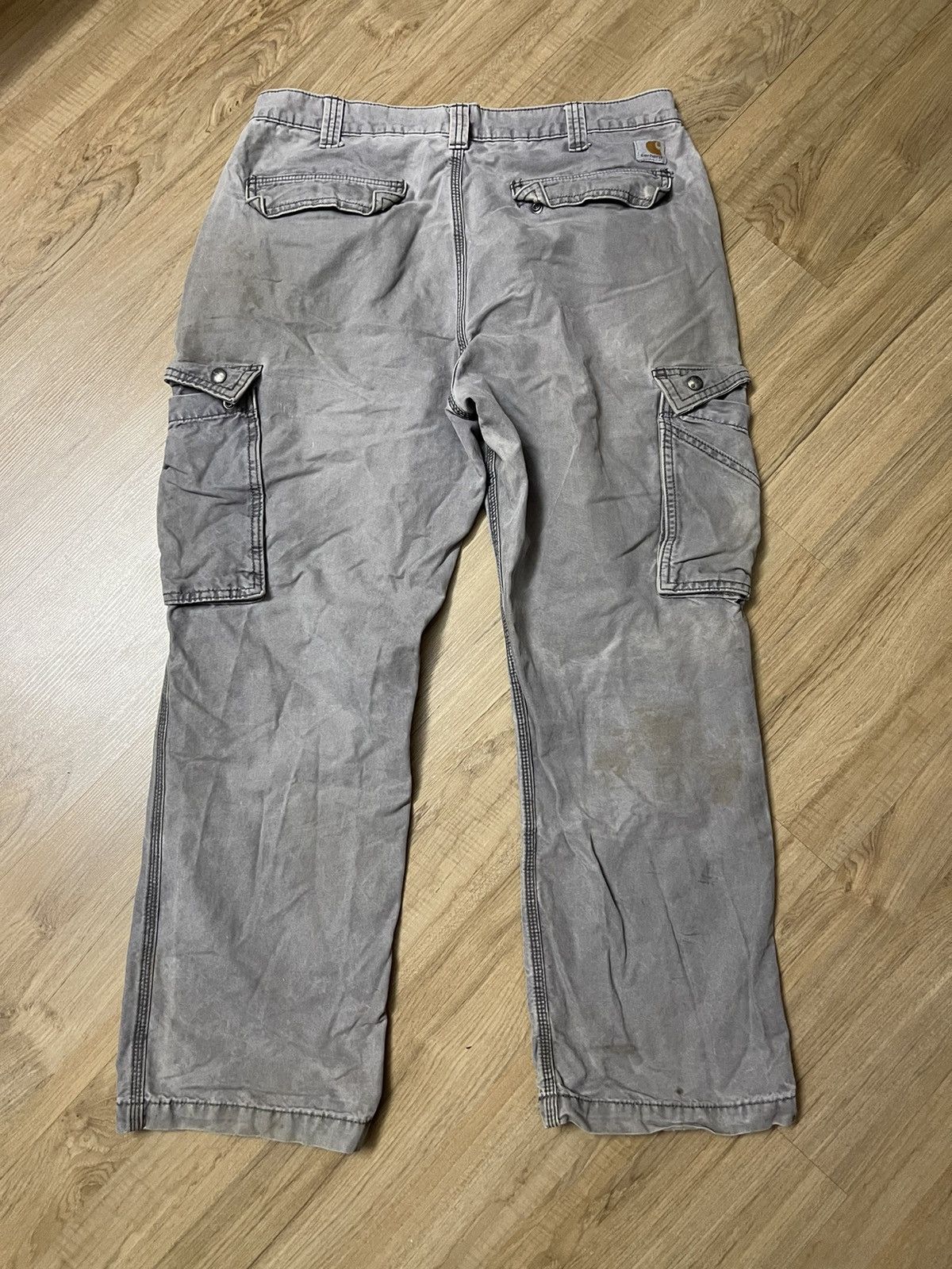 Carhartt Carhartt distress and dirty cargo pants Size US 35 - 5 Thumbnail