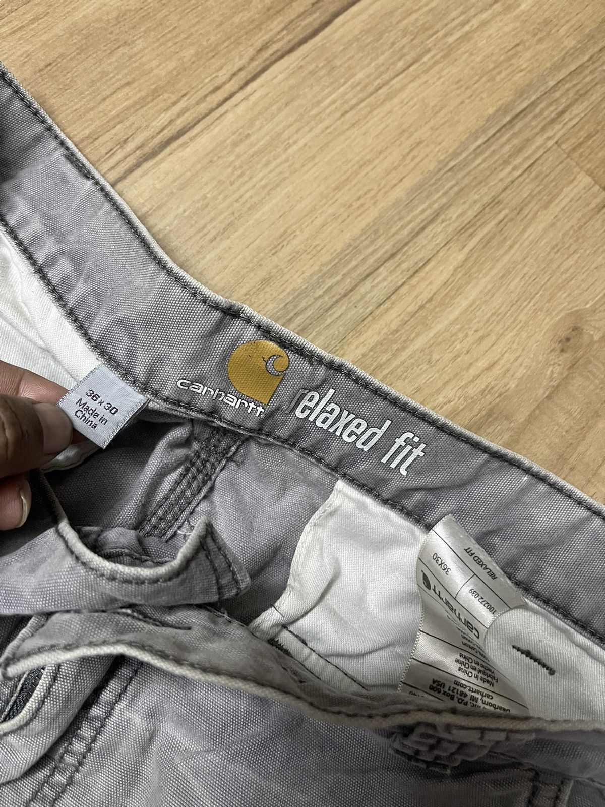 Carhartt Carhartt distress and dirty cargo pants Size US 35 - 3 Thumbnail