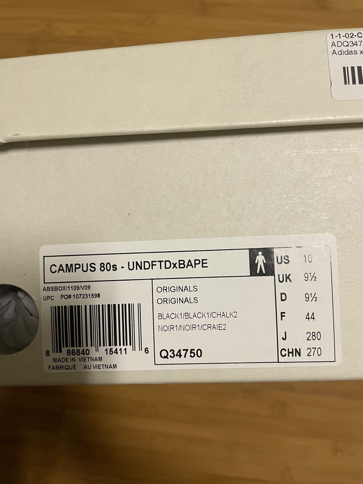 Adidas × Bape Undefeated x Bape x Adidas Campus 80s Size US 10 / EU 43 - 7 Thumbnail
