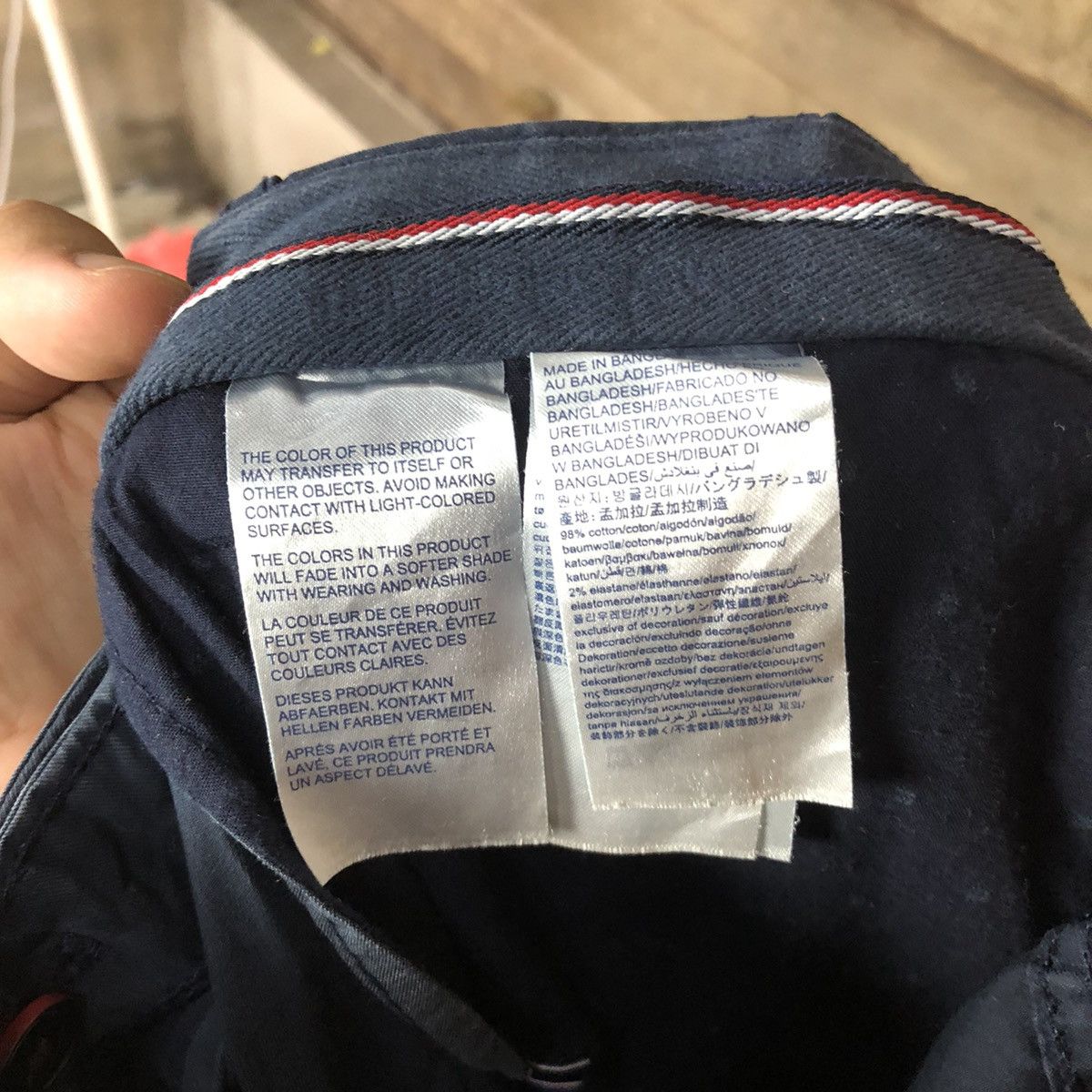 Tommy Hilfiger Tommy Hilfiger Blue multi pocket tactical Cargo Pants #3399 Size US 33 - 14 Thumbnail