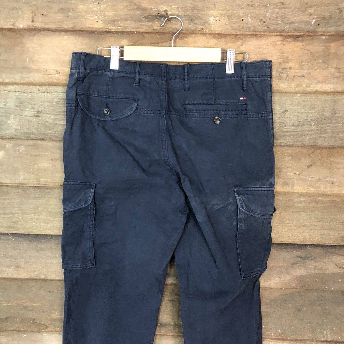 Tommy Hilfiger Tommy Hilfiger Blue multi pocket tactical Cargo Pants #3399 Size US 33 - 11 Thumbnail