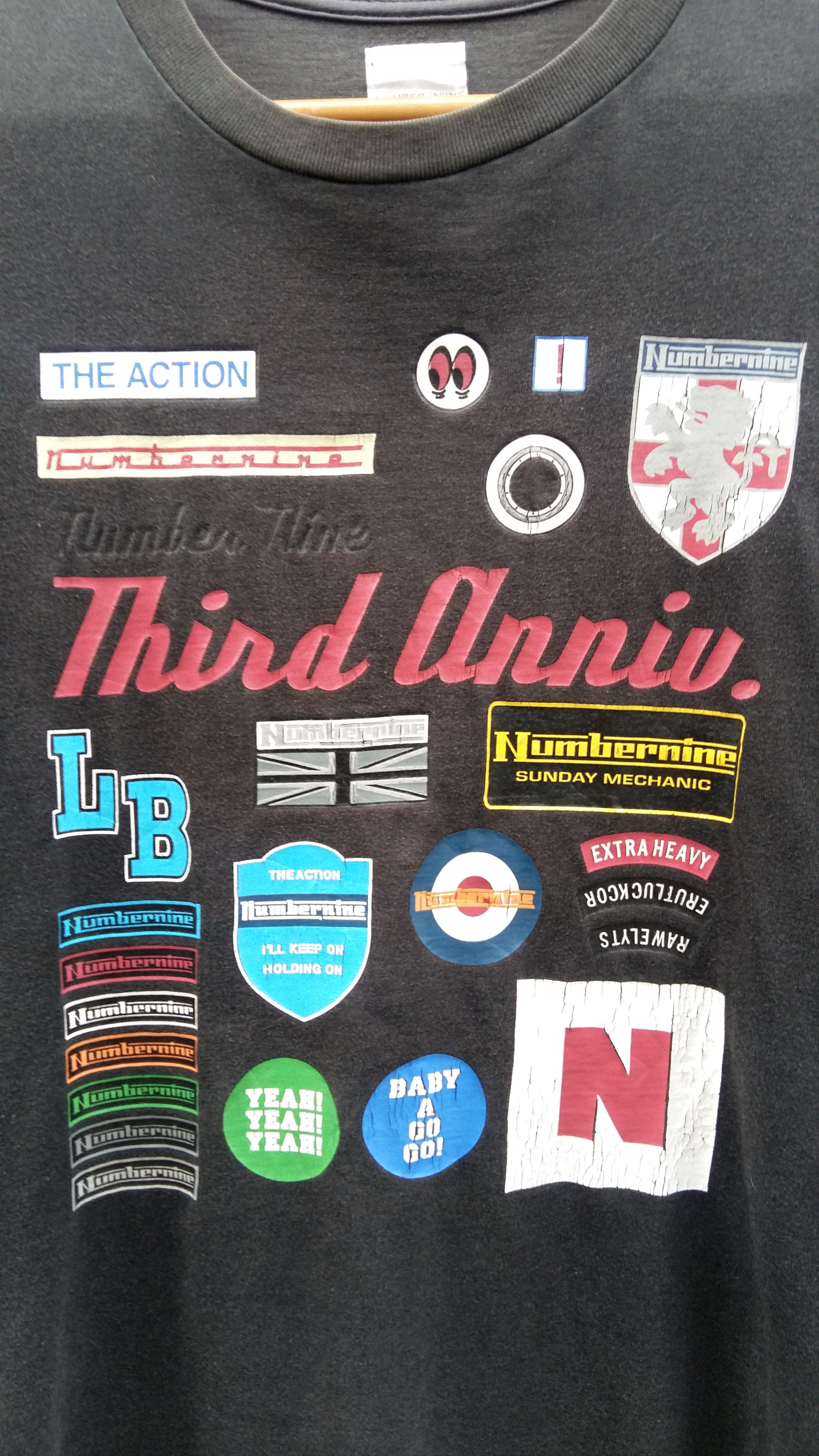 Japanese Brand × Number (N)ine × Vintage Rare🔥 Vintage Number (N)ine Third Anniv Tshirt Size US M / EU 48-50 / 2 - 2 Thumbnail