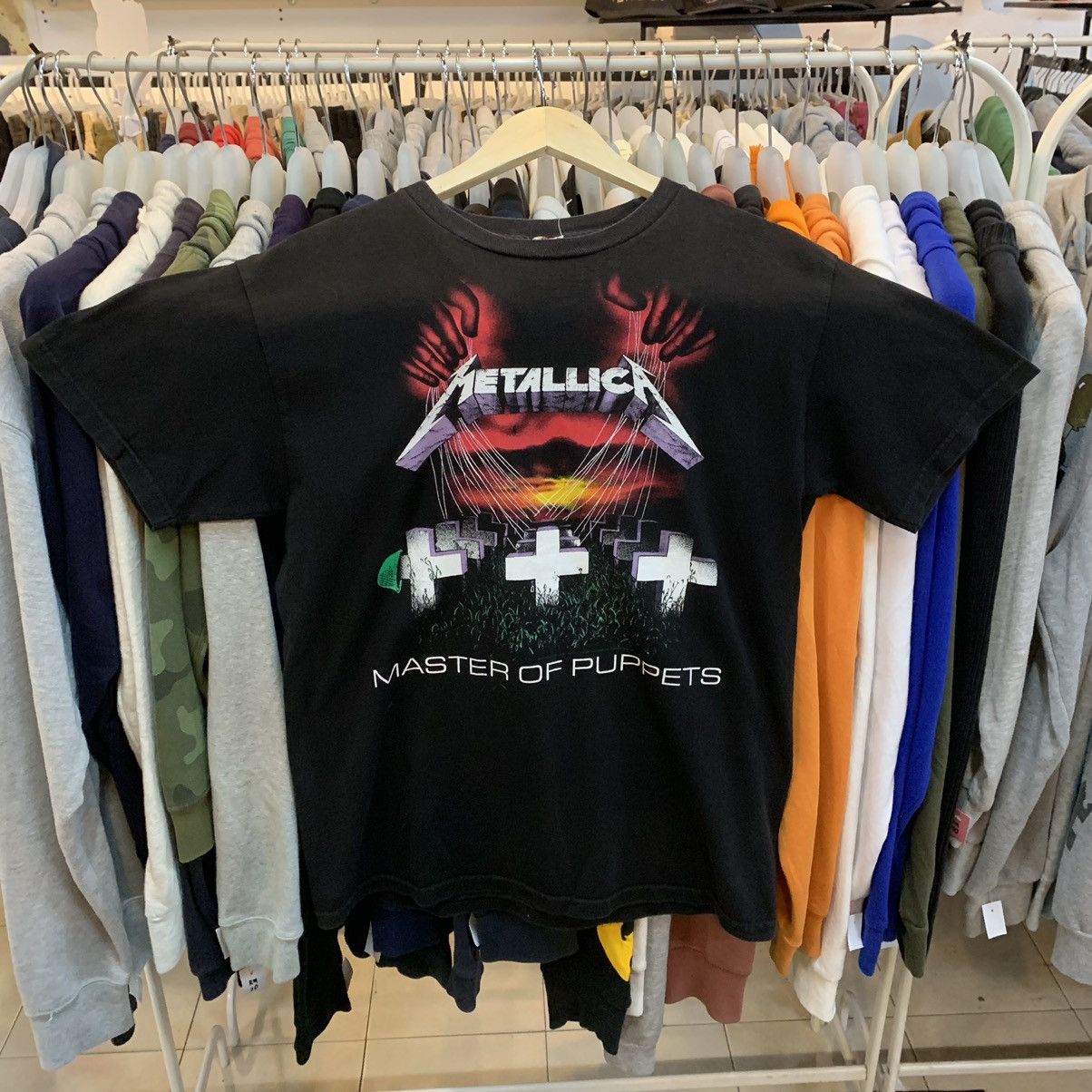 Vintage Metallica master of puppets tshirt