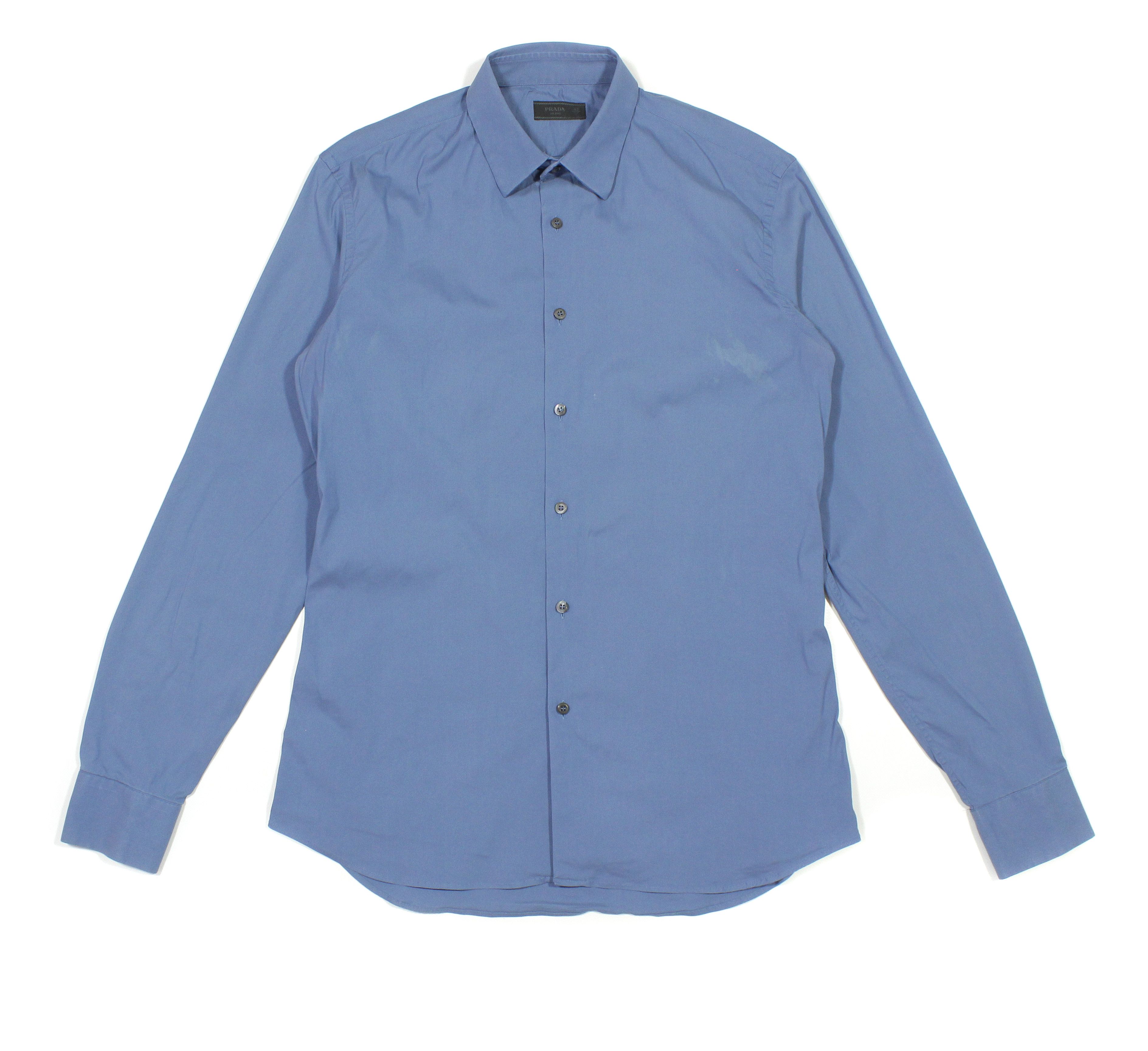 Prada 2011 Dress Cotton Nylon Stretch Shirt 43 Size Size US XL / EU 56 / 4 - 1 Thumbnail