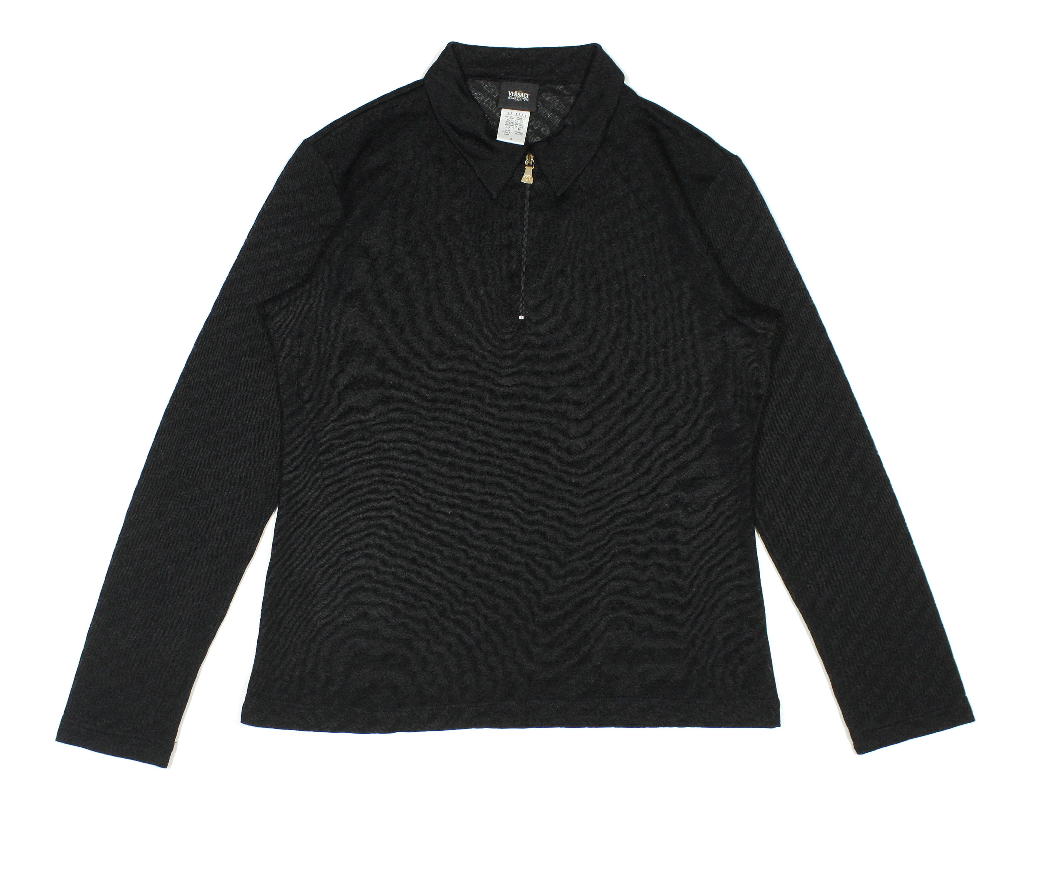 Versace 90S Women's Logo Monogram Light Sweater Vintage Size ONE SIZE - 1 Thumbnail