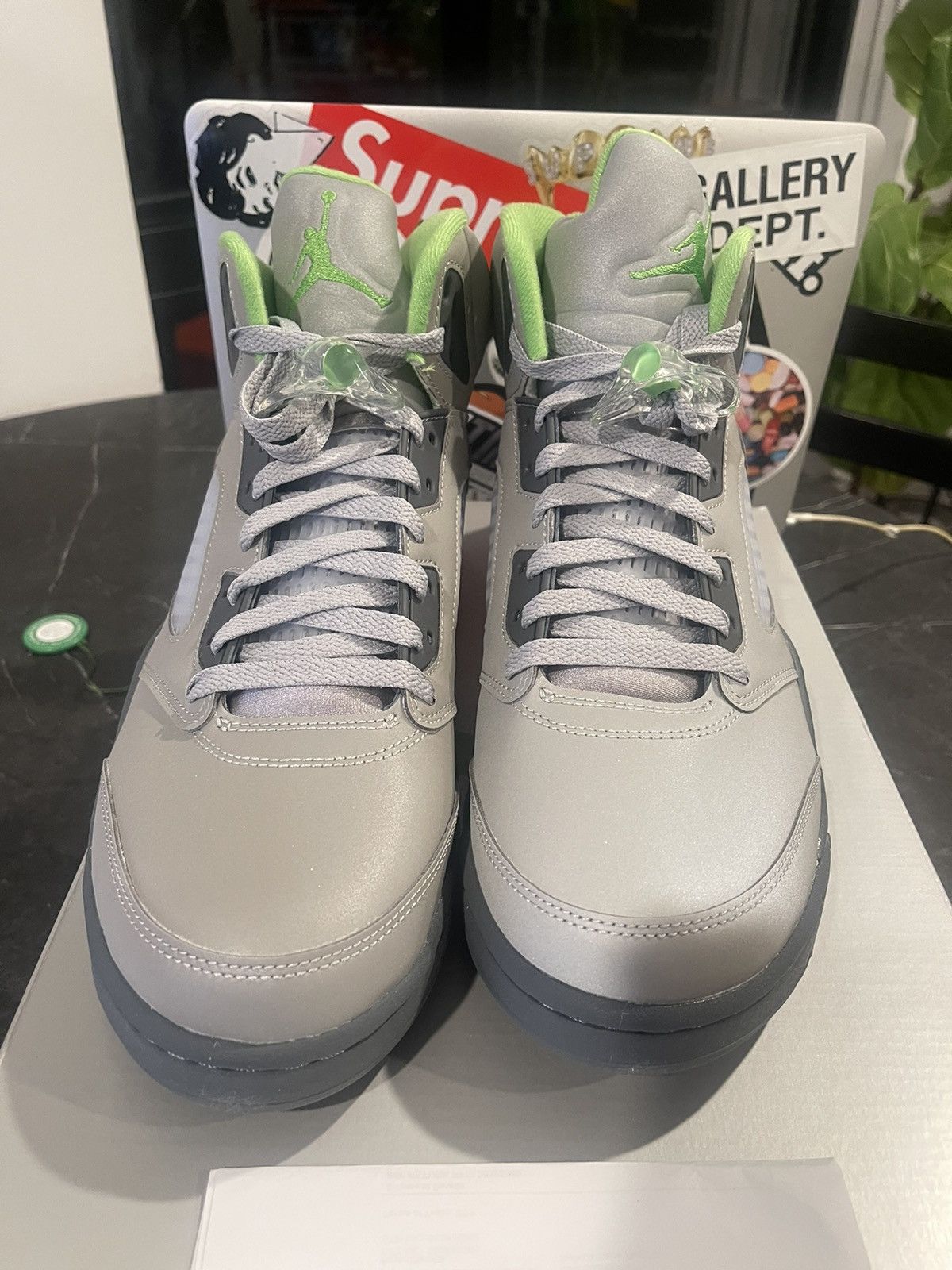 Jordan Brand Air Jordan 5 Retro Green Bean Size US 11.5 / EU 44-45 - 2 Thumbnail
