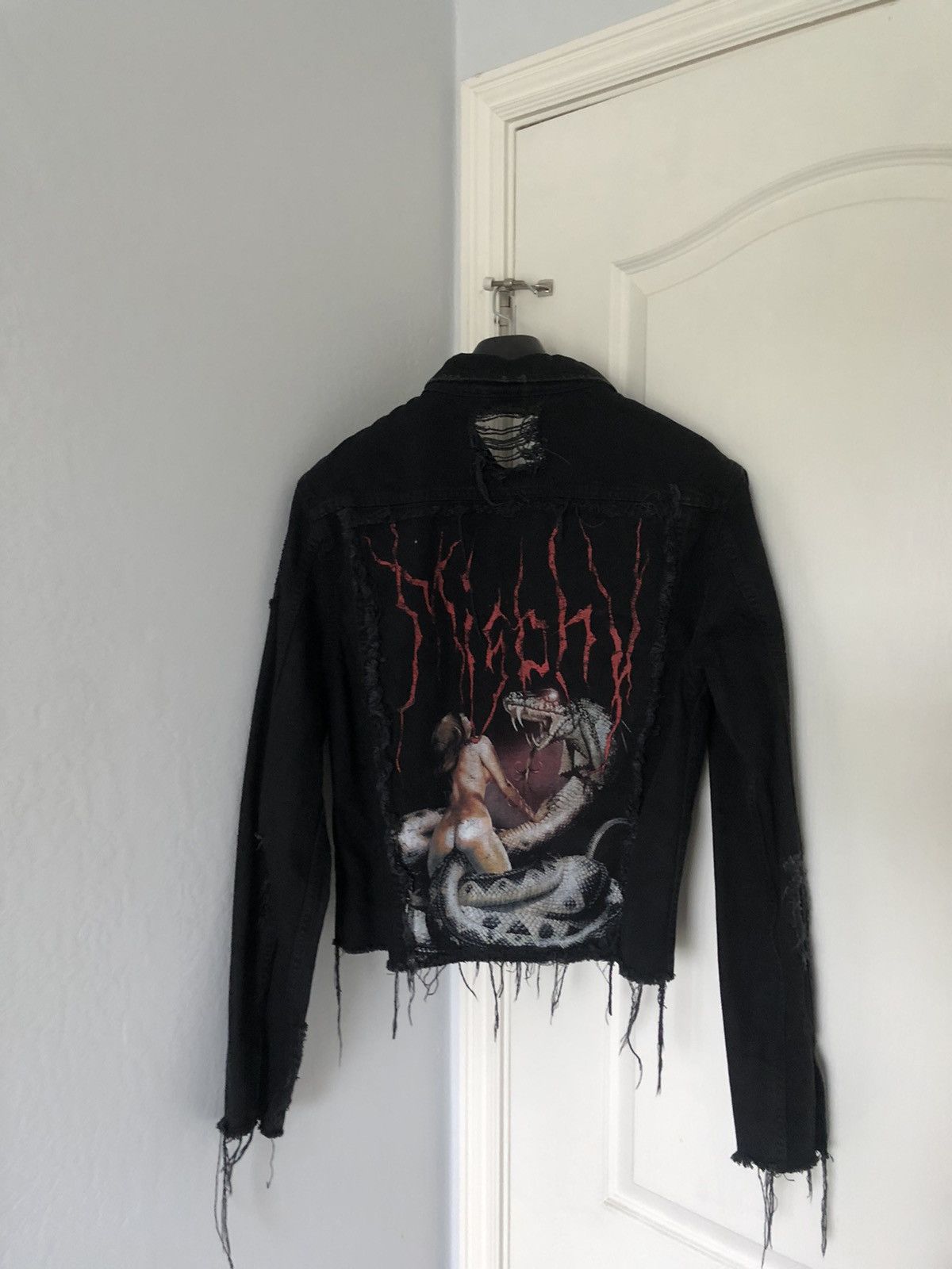 Misbhv Misbhv Snake Girl Denim Jacket - RARE | Grailed