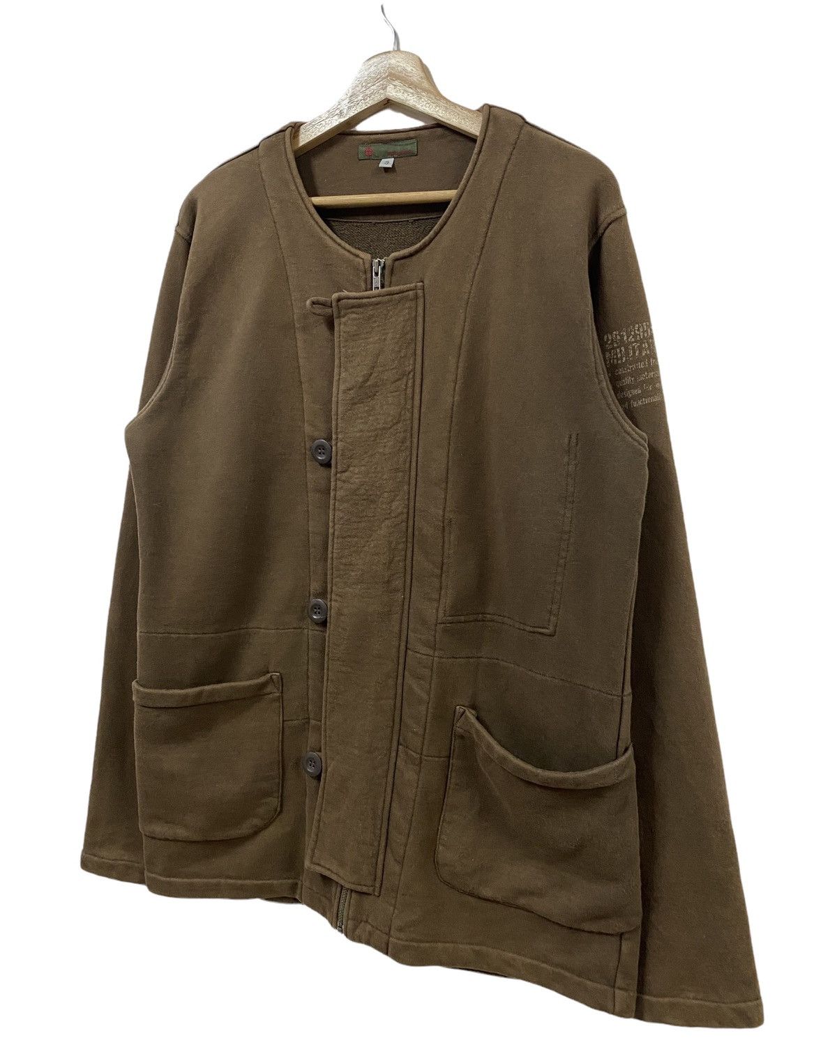 20471120 291295 Homme Mandarin Button Style Military Issue Jacket Size US M / EU 48-50 / 2 - 10 Thumbnail