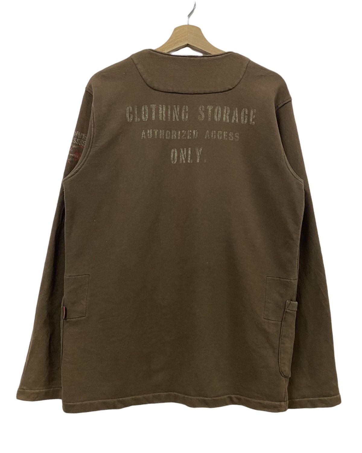 20471120 291295 Homme Mandarin Button Style Military Issue Jacket Size US M / EU 48-50 / 2 - 2 Thumbnail