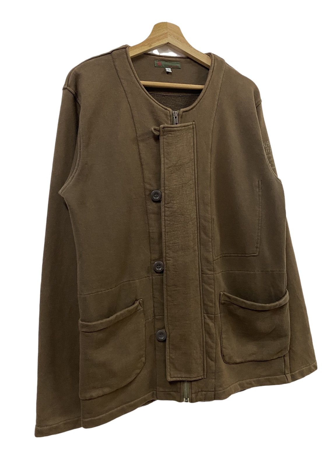 20471120 291295 Homme Mandarin Button Style Military Issue Jacket Size US M / EU 48-50 / 2 - 9 Thumbnail