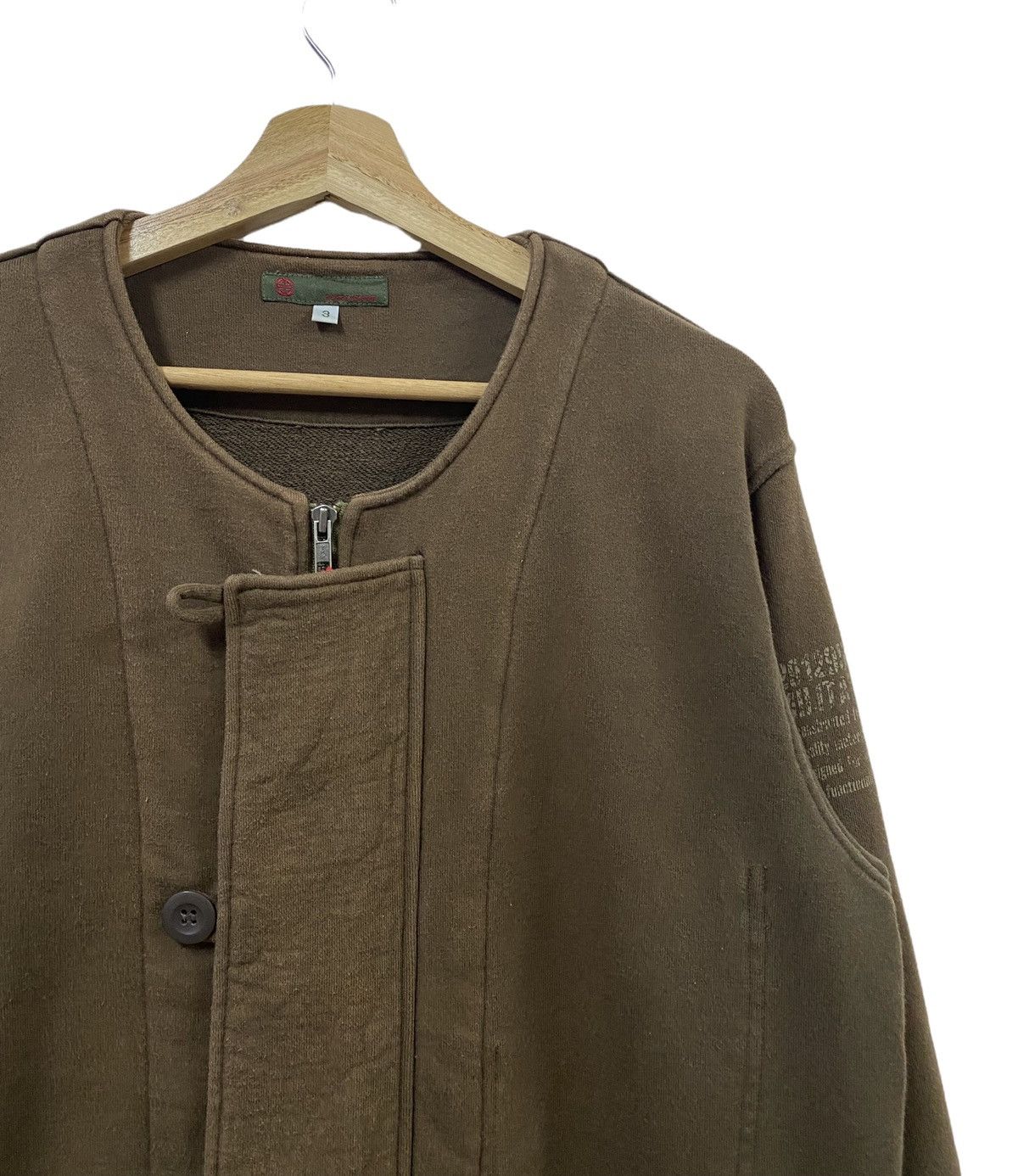 20471120 291295 Homme Mandarin Button Style Military Issue Jacket Size US M / EU 48-50 / 2 - 6 Thumbnail