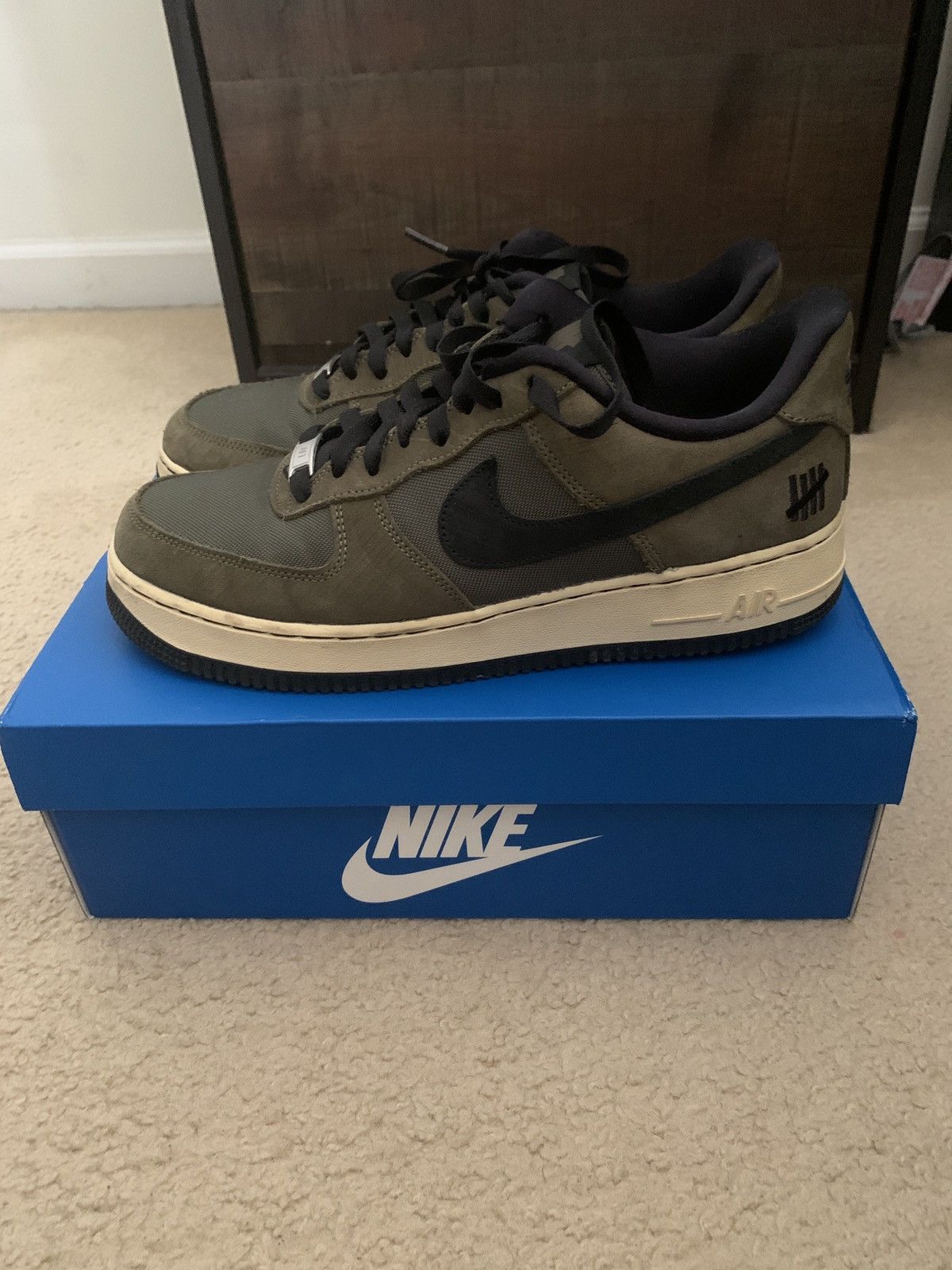 undefeated air force 1 green