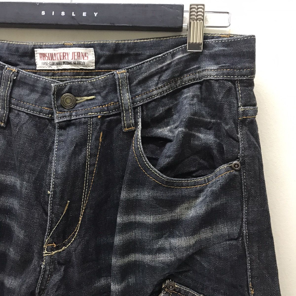 Japanese Brand Six Pocket Absalutery Denim Jeans Size US 32 / EU 48 - 5 Thumbnail
