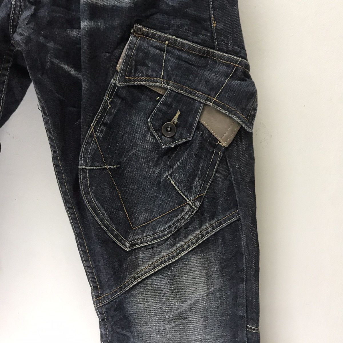 Japanese Brand Six Pocket Absalutery Denim Jeans Size US 32 / EU 48 - 7 Thumbnail