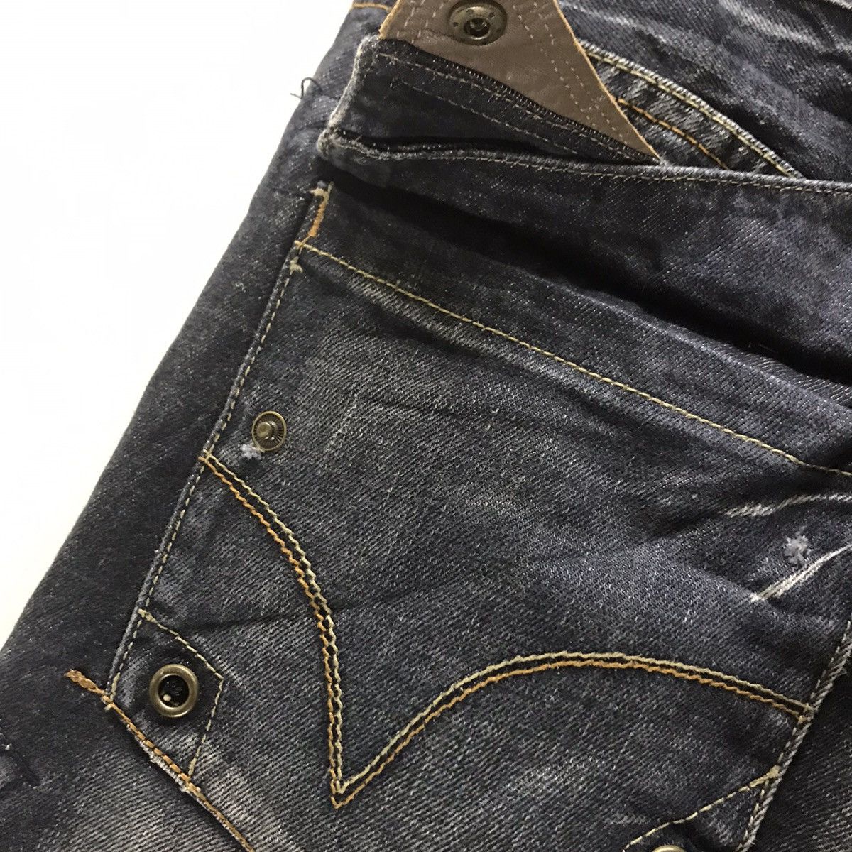 Japanese Brand Six Pocket Absalutery Denim Jeans Size US 32 / EU 48 - 13 Thumbnail