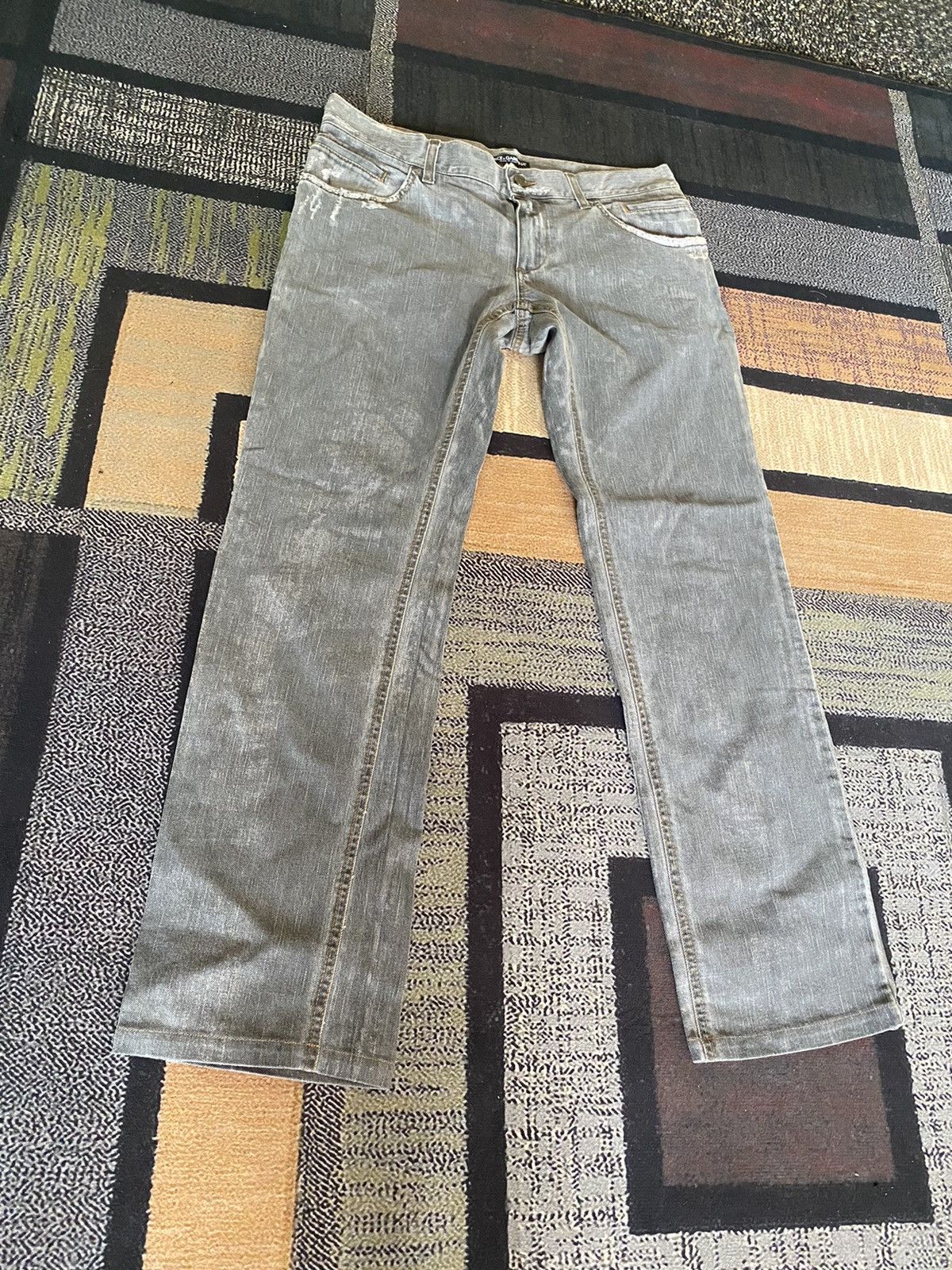 Dolce & Gabbana Steals🔥 Distressed dolce & gabbana denim pants Size US 34 / EU 50 - 3 Thumbnail