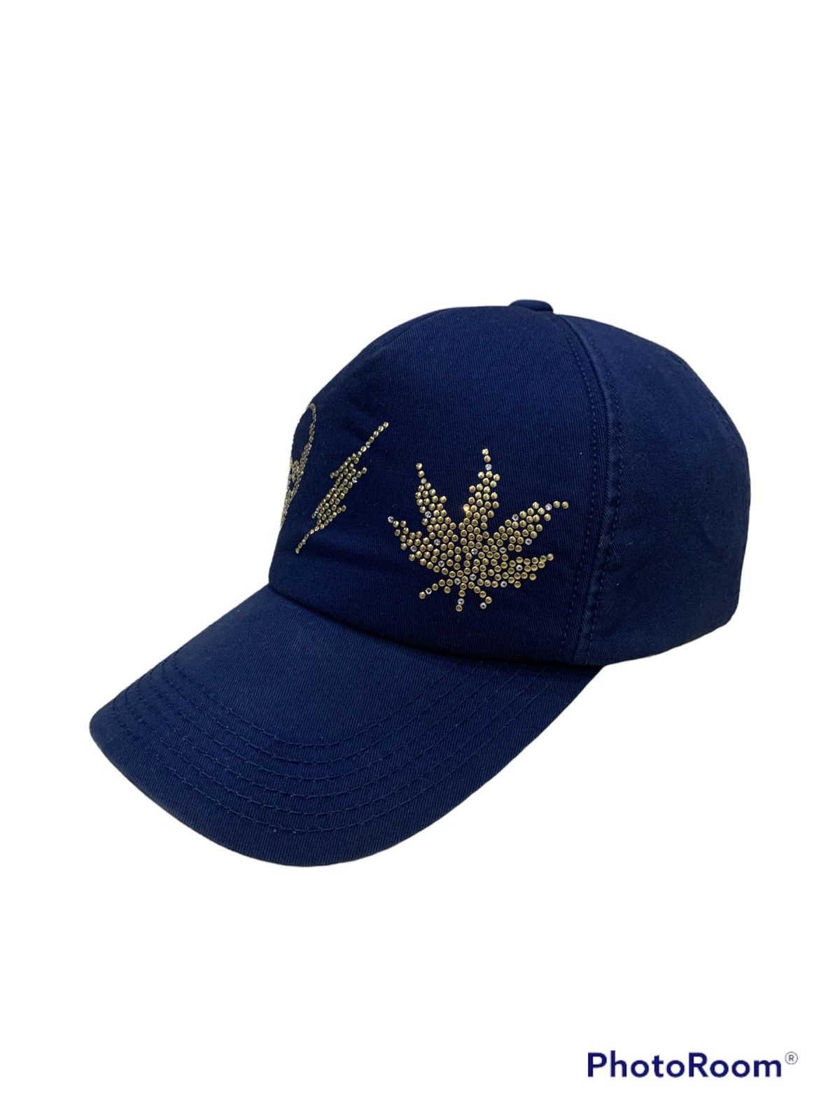 Lucien Pellat-Finet × Vintage LUCIEN PELLAT FINET SKULL MARIJUANA ADJUSTABLE CAP Size ONE SIZE - 2 Thumbnail