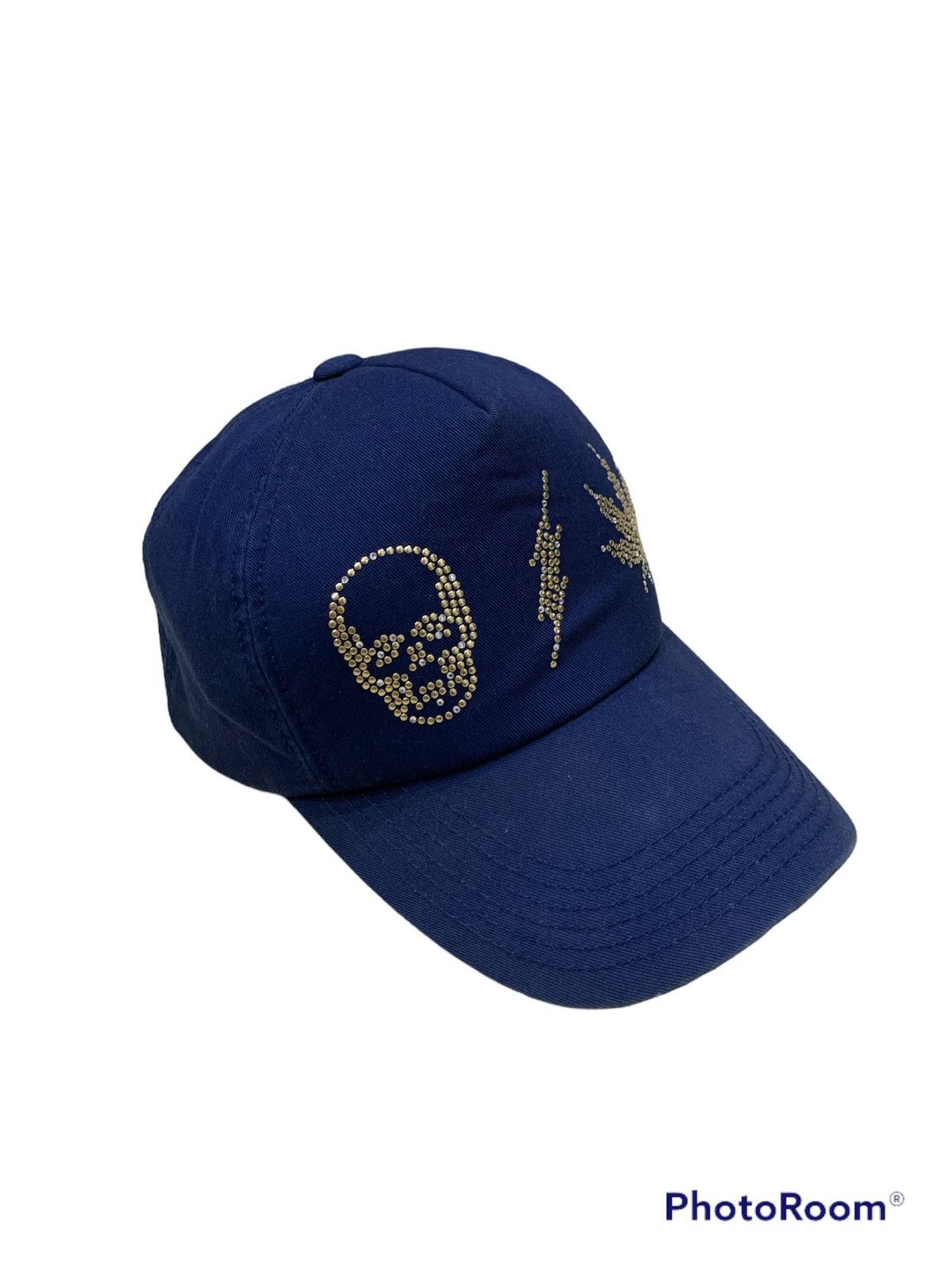 Lucien Pellat-Finet × Vintage LUCIEN PELLAT FINET SKULL MARIJUANA ADJUSTABLE CAP Size ONE SIZE - 3 Thumbnail