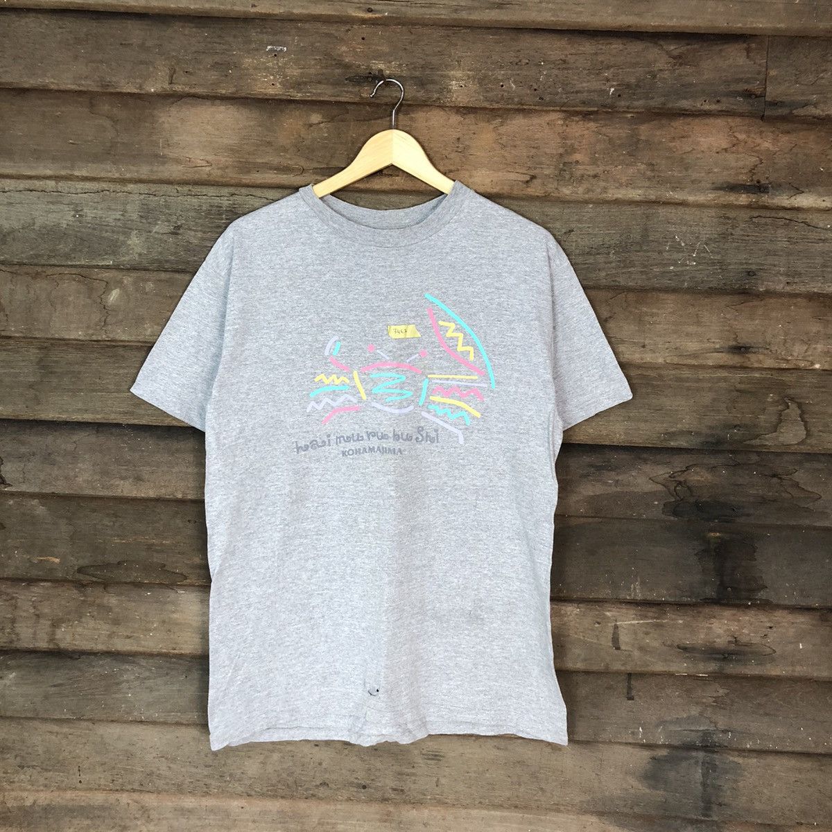 Vintage Anvil thailand art Grey T-Shirt #3462 Size US M / EU 48-50 / 2 - 1 Thumbnail