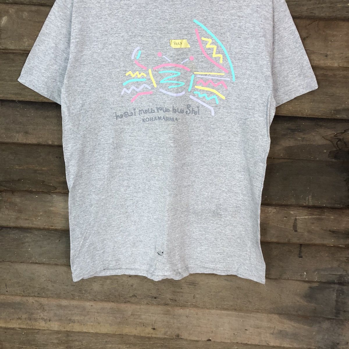 Vintage Anvil thailand art Grey T-Shirt #3462 Size US M / EU 48-50 / 2 - 3 Thumbnail