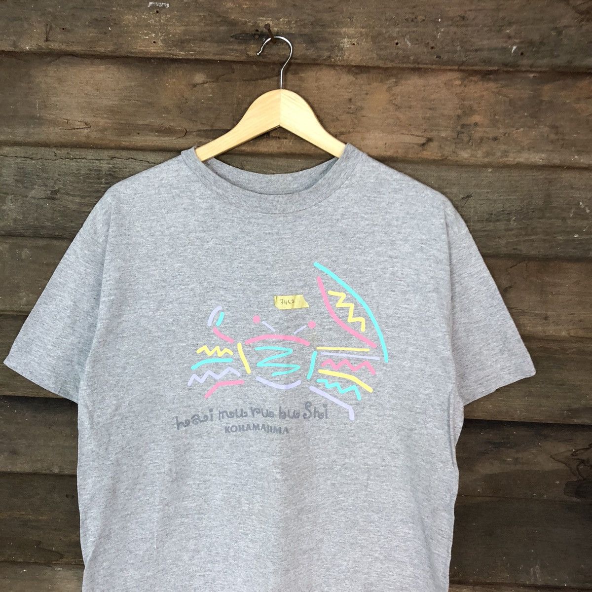 Vintage Anvil thailand art Grey T-Shirt #3462 Size US M / EU 48-50 / 2 - 2 Thumbnail