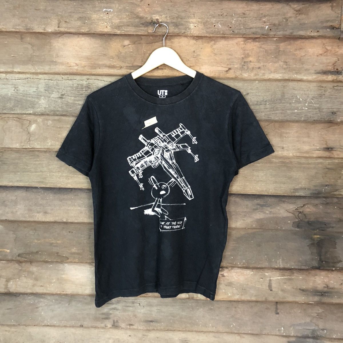 Star Wars × Uniqlo Uniqlo X star wars Black T-Shirt #3460 Size US S / EU 44-46 / 1 - 1 Thumbnail