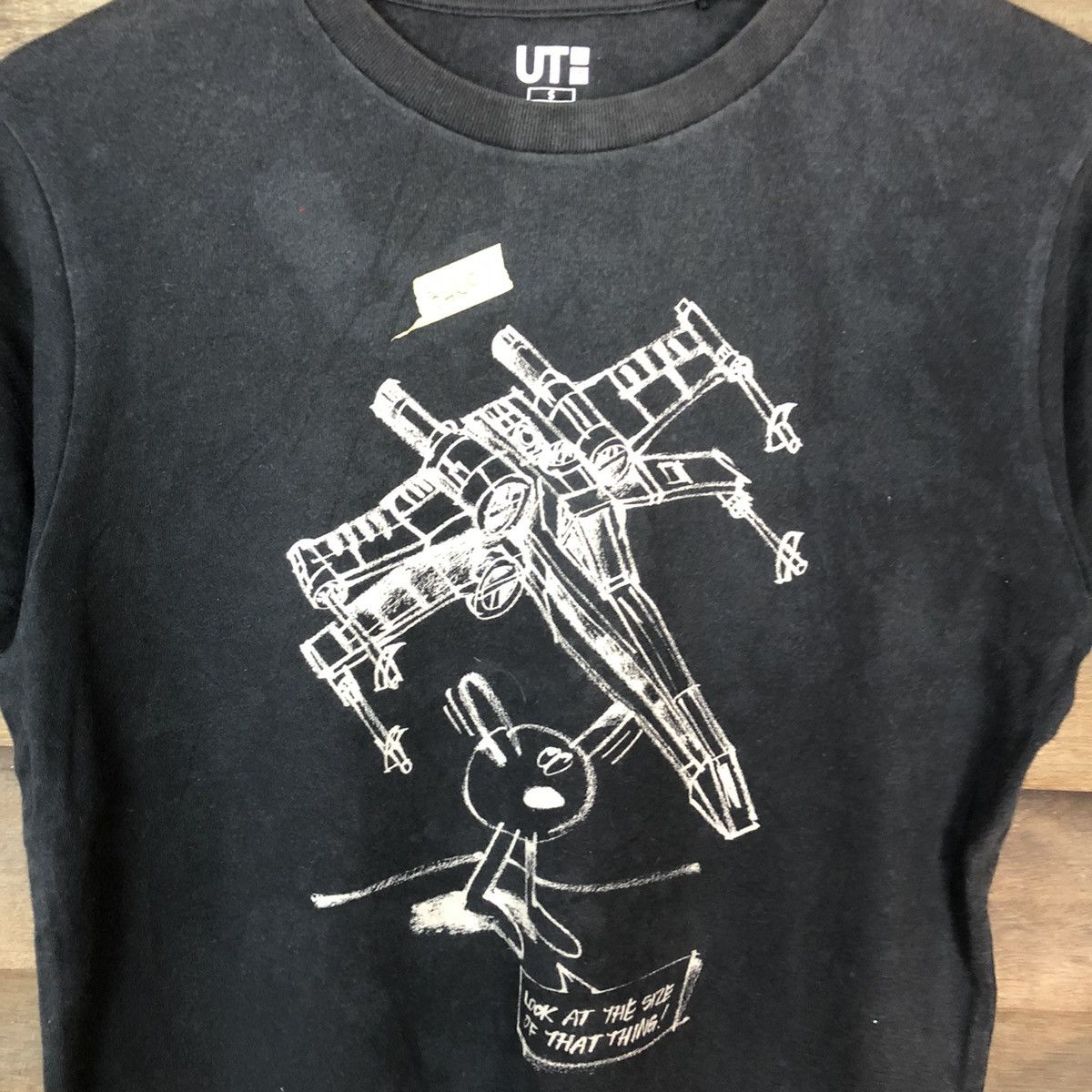 Star Wars × Uniqlo Uniqlo X star wars Black T-Shirt #3460 Size US S / EU 44-46 / 1 - 4 Thumbnail
