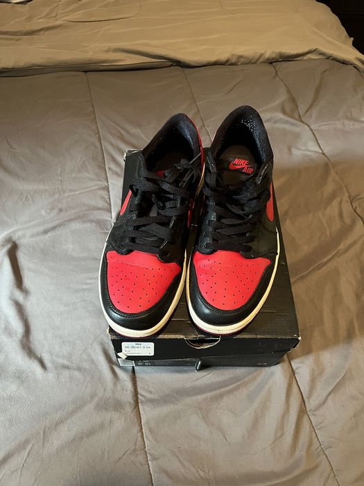 Jordan Brand Air Jordan 1 Retro Low OG Bred 2015 Grailed
