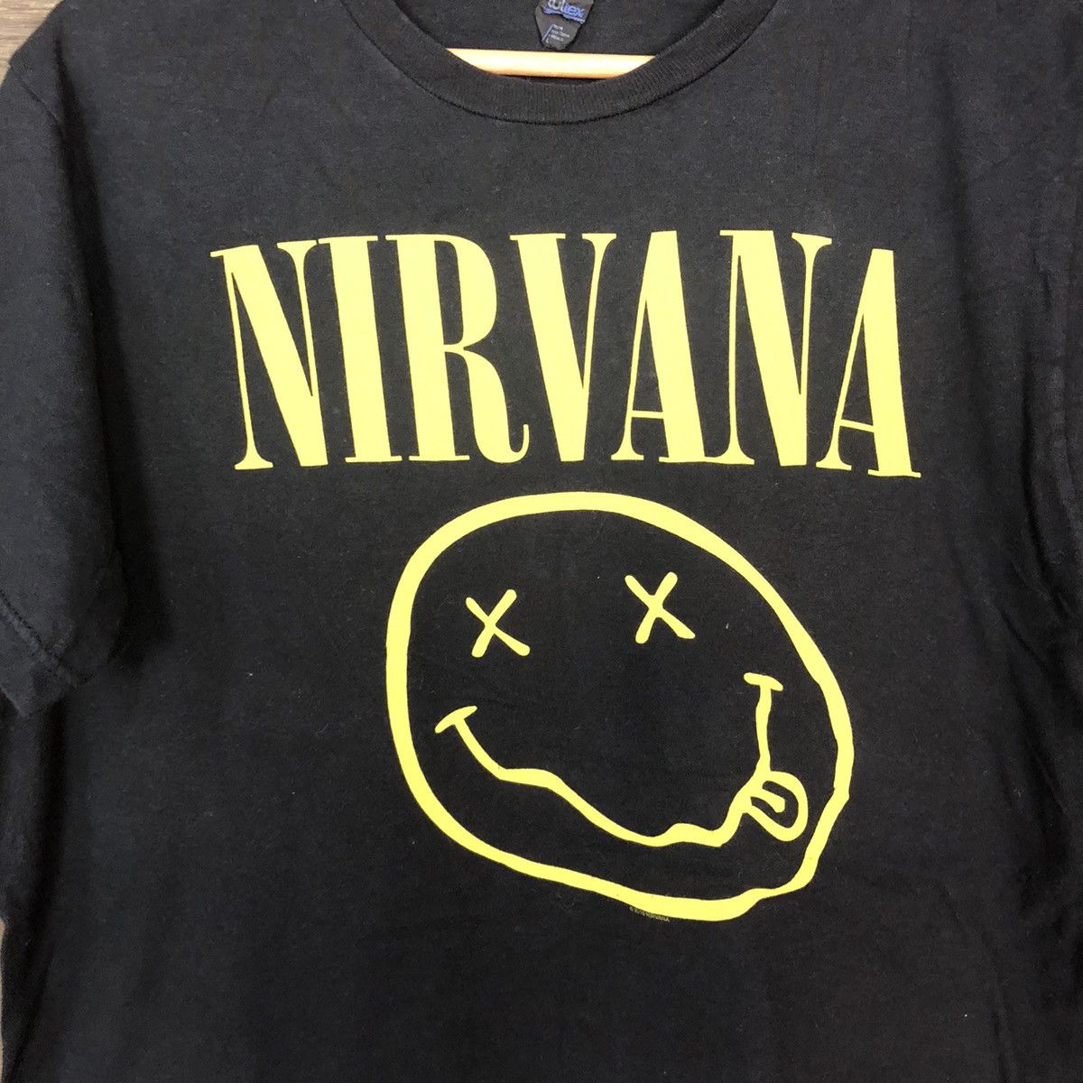 Band Tees DLL Nirvana band kurt cobain tee Black #2085 Size US S / EU 44-46 / 1 - 4 Thumbnail