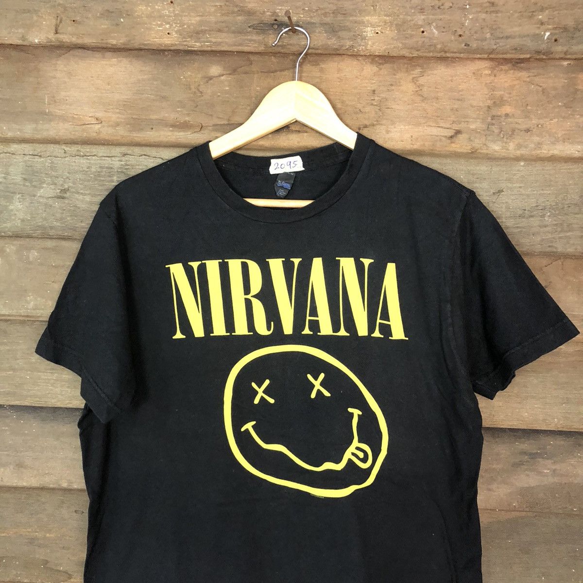 Band Tees DLL Nirvana band kurt cobain tee Black #2085 Size US S / EU 44-46 / 1 - 2 Thumbnail