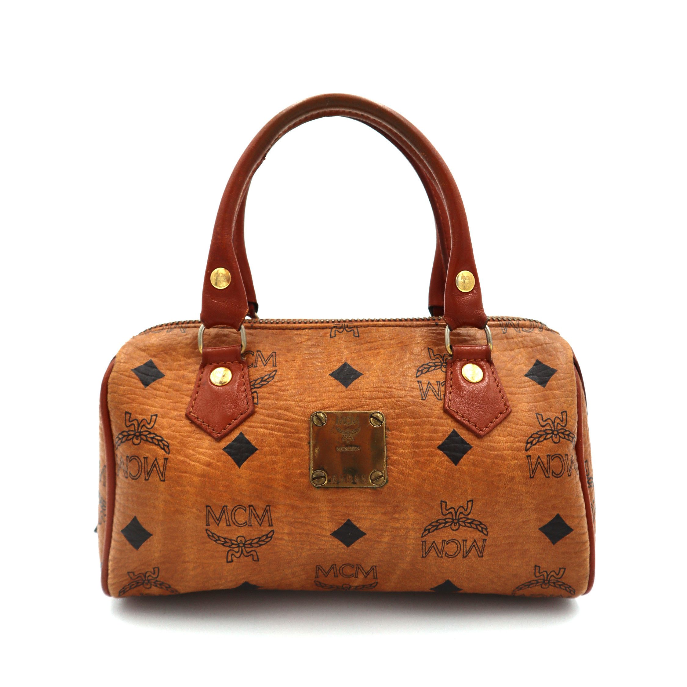 MCM Vintage MCM Mini Boston Bag | Grailed