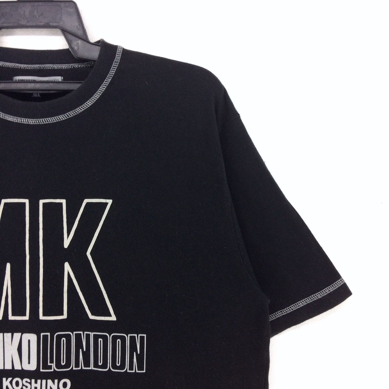 Japanese Brand Vintage Michiko Koshino London Big Logo T-shirt | M | Swag Size US M / EU 48-50 / 2 - 3 Thumbnail