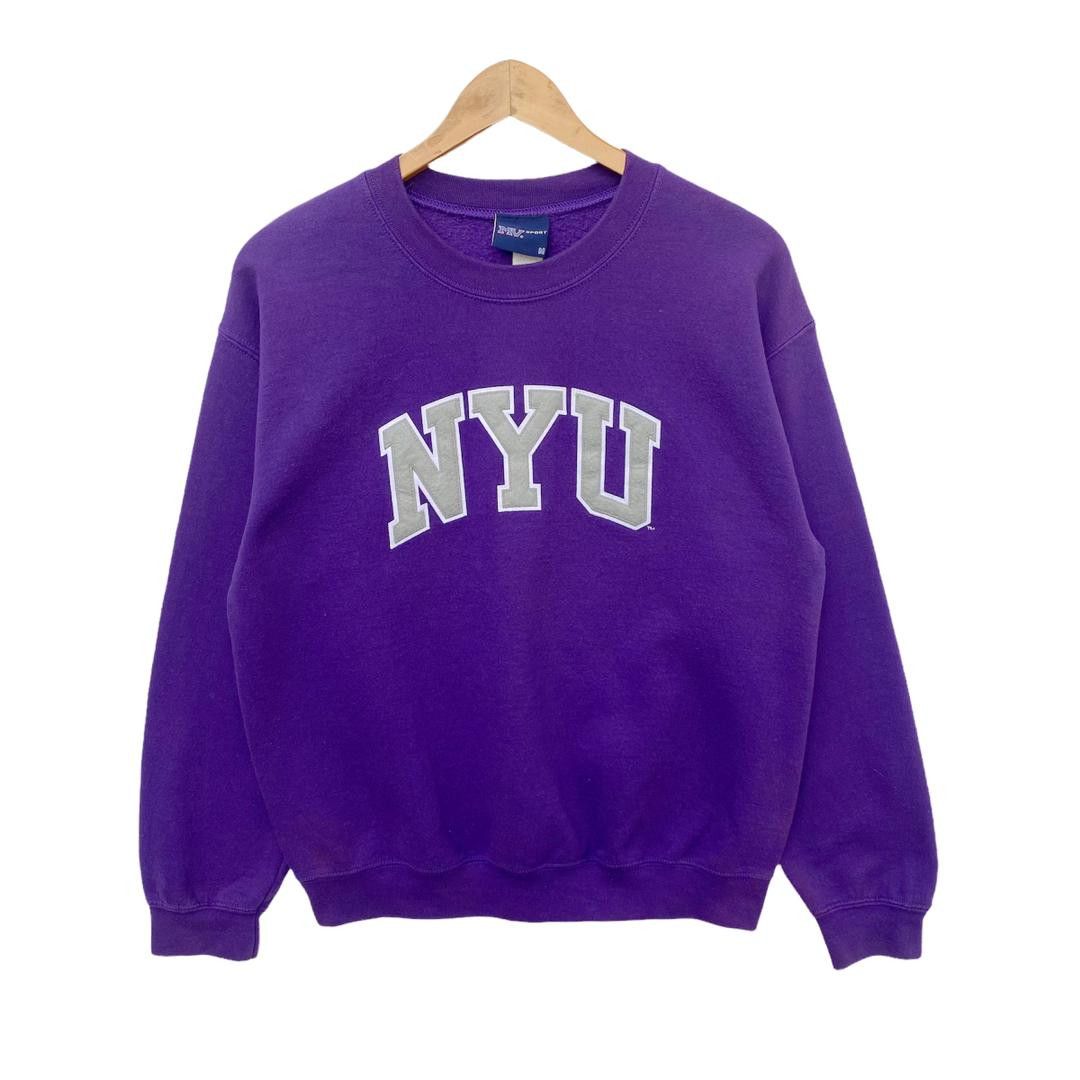 VINTAGE NEW YORK UNIVERSITY SWEATSHIRT MEDIUM PULLOVER