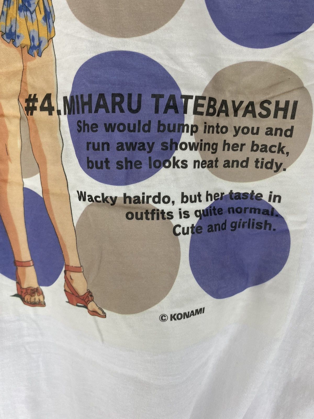Anime × Japanese Brand × Vintage Vintage rare Tokimeki Memorial Miharu Tatebayashi Size US M / EU 48-50 / 2 - 4 Thumbnail