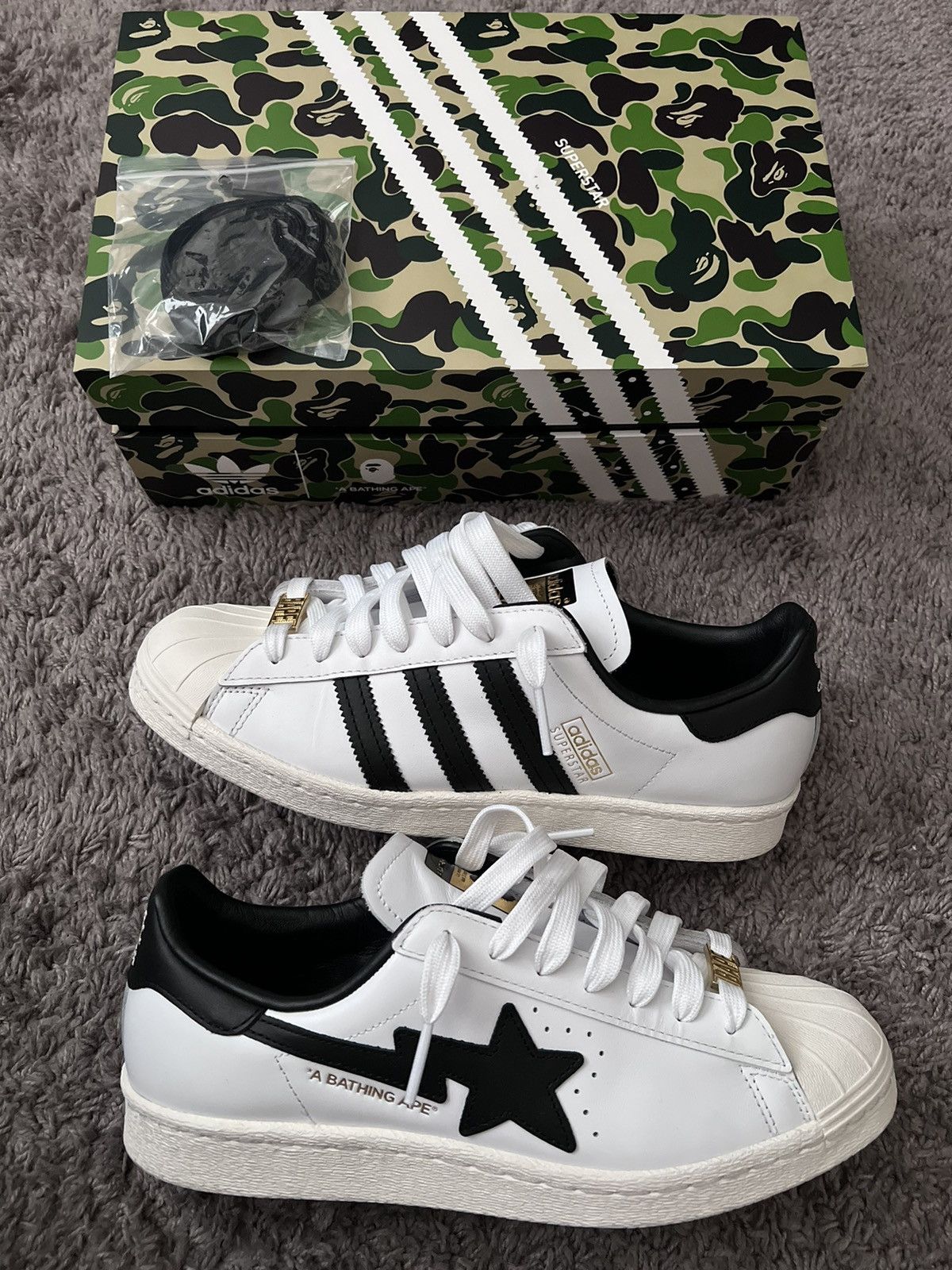adidas gazelle silver green womens Adidas x Bape Mens Superstar Shoes  Extra Butter