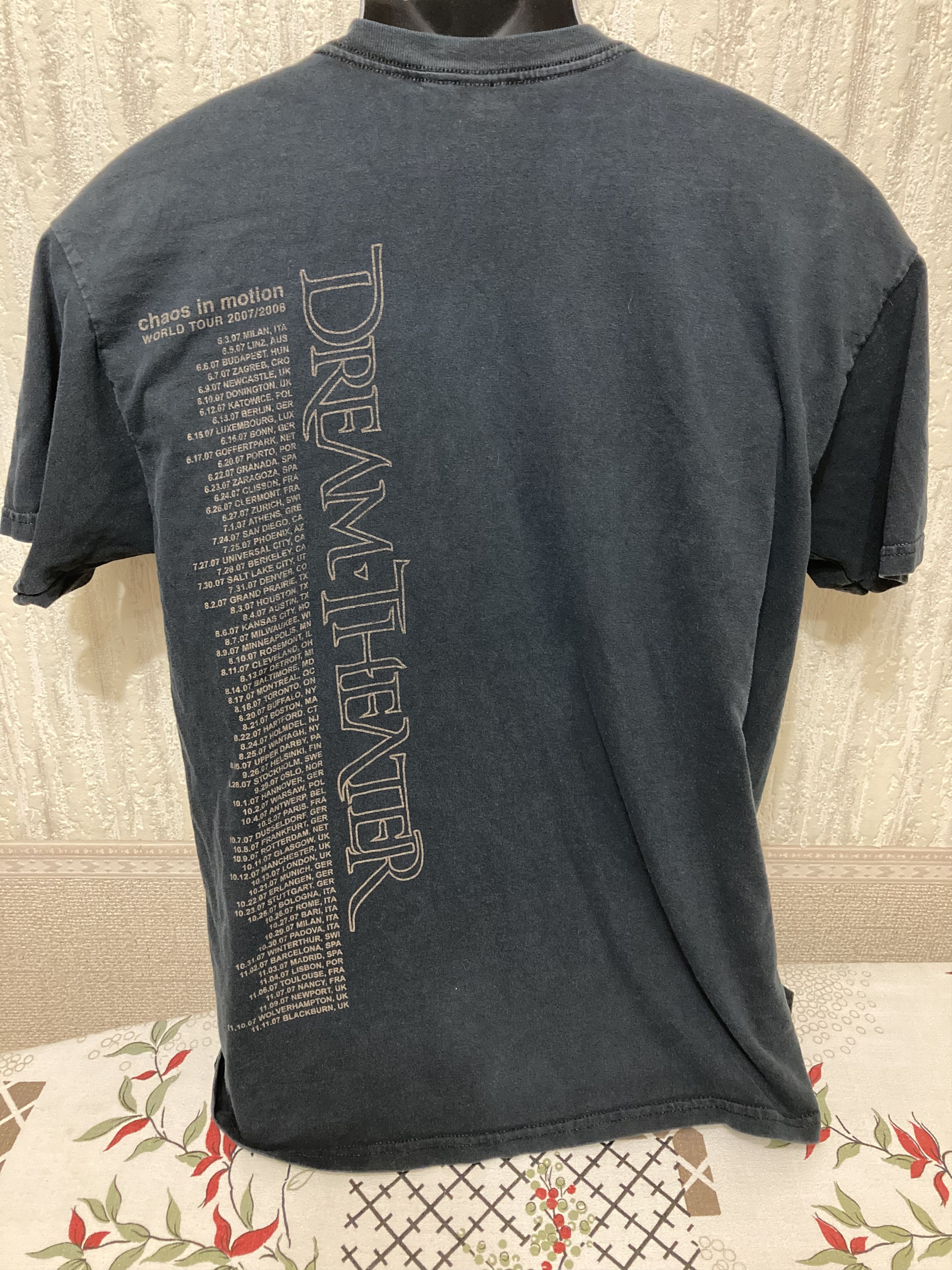Band Tees × Vintage Vintage Dream Theater World Tour 2007 Band Tee Size US L / EU 52-54 / 3 - 2 Thumbnail