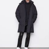 image of Frame Light Weight Duvet Coat — Noir Black Oversized Nwt, Men's (Size Large)