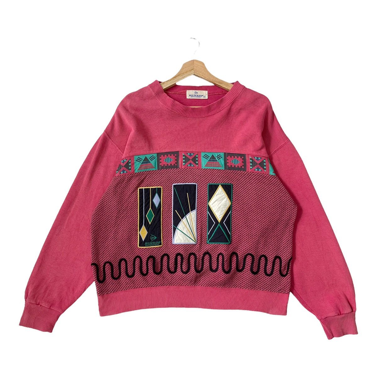 Dunlop Vintage Dunlop Motorsports Crewneck Sweatshirt Size M Size US M / EU 48-50 / 2 - 1 Thumbnail