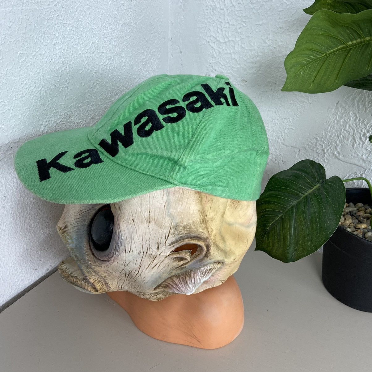 Japanese Brand 1990s KAWASAKI EMBROIDERED BIG LOGO ARCHIVE CAP - № 4087 Size ONE SIZE - 1 Thumbnail