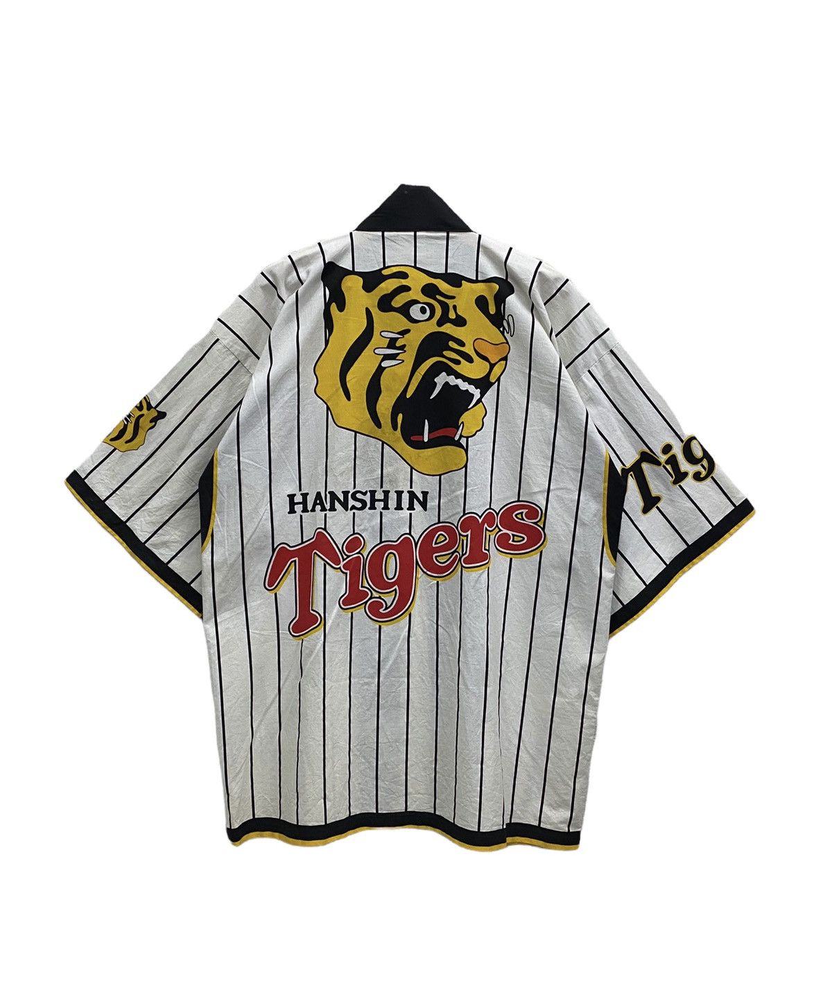 If Six Was Nine × Japanese Brand HANSHIN TIGER JAPANESE KIMONO BIG PRINTED Size US L / EU 52-54 / 3 - 3 Thumbnail