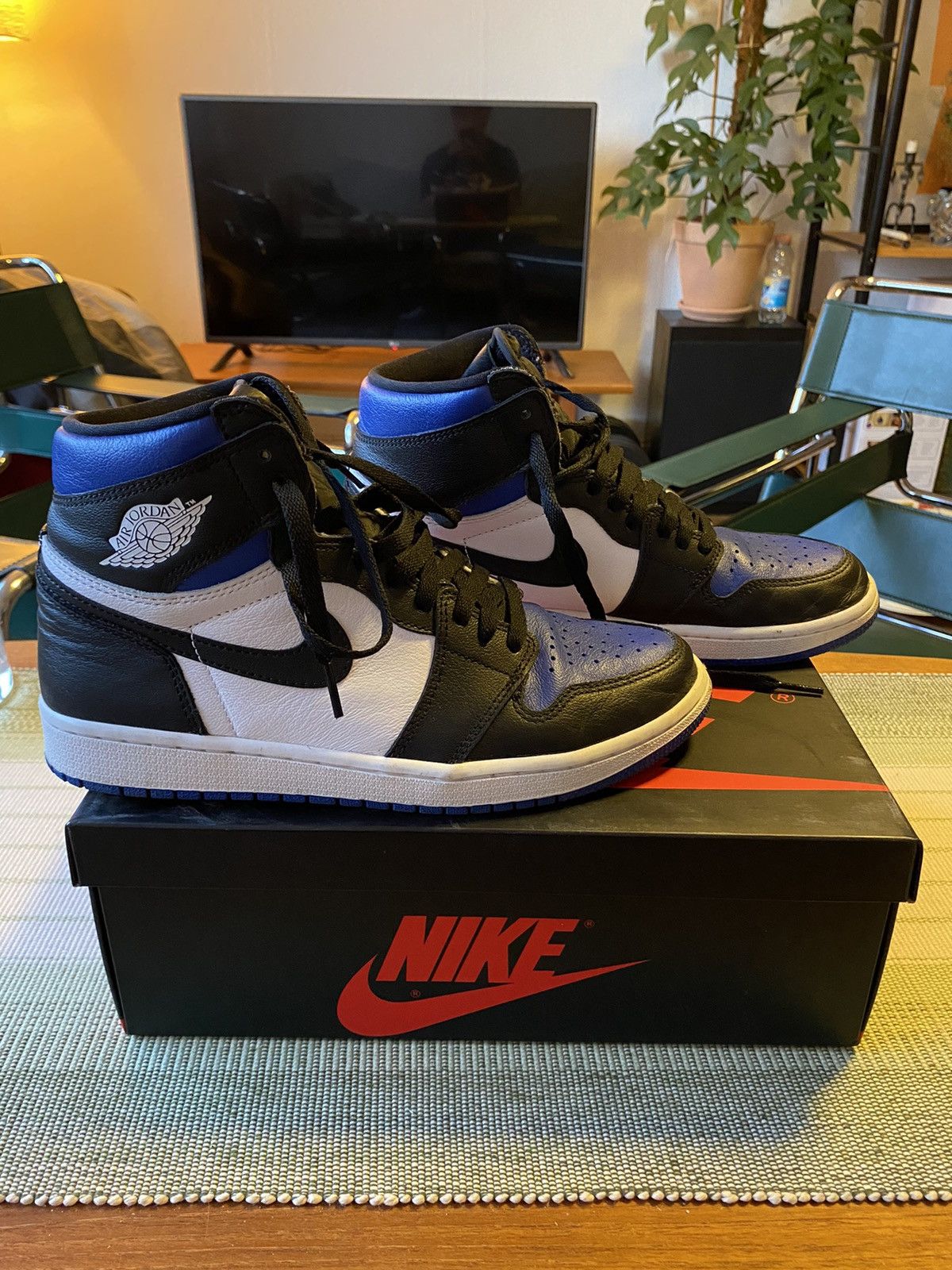 Jordan Brand Nike Air Jordan 1 Retro High OG Royal Toe Grailed