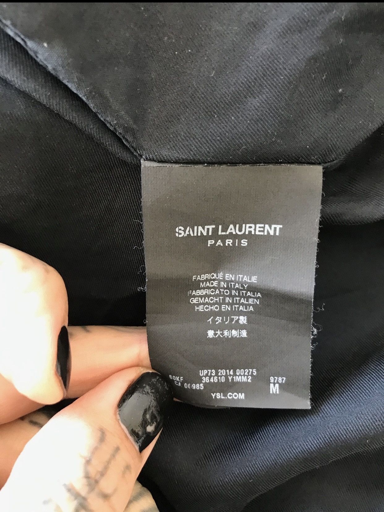 Hedi Slimane × Saint Laurent Paris Rare Hedi Pistol Gun Cardigan Size US M / EU 48-50 / 2 - 5 Thumbnail