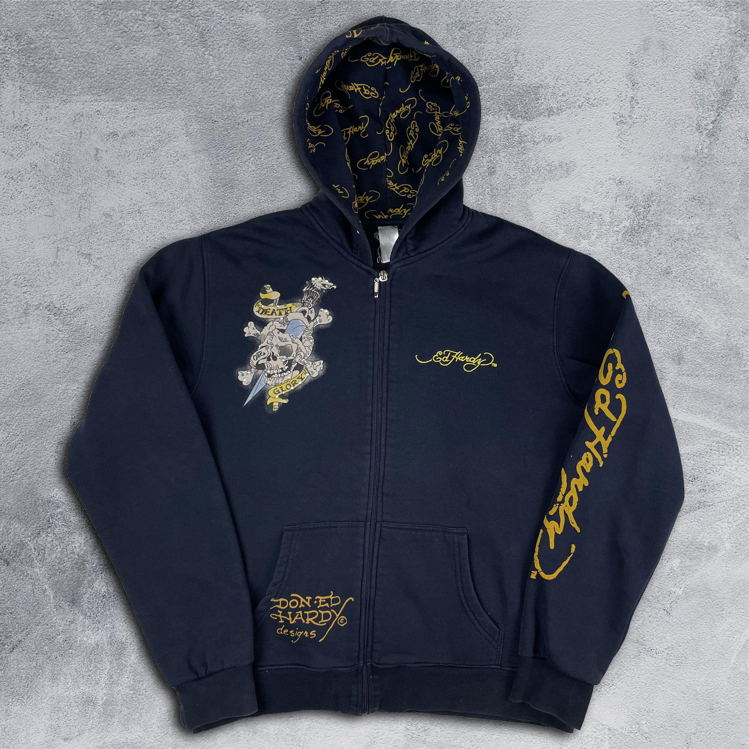 Christian Audigier Ed Hardy Vintage Hoodie Christian Audigier Size US M / EU 48-50 / 2 - 1 Thumbnail