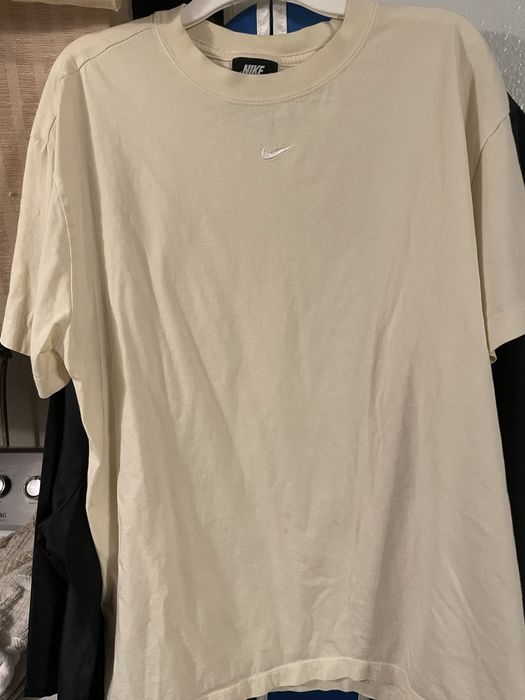 cream nike shirts