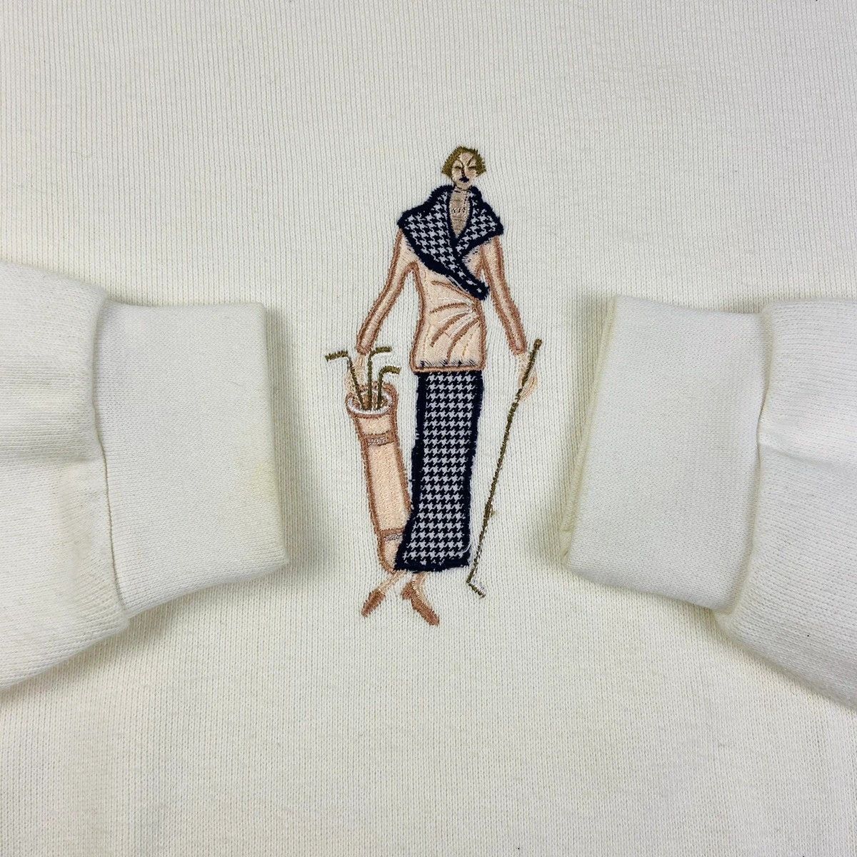 Lyle & Scott 1980s LYLE & SCOTT EMBROIDERED ARCHIVE SWEATSHIRT - № 1248 Size US S / EU 44-46 / 1 - 2 Thumbnail
