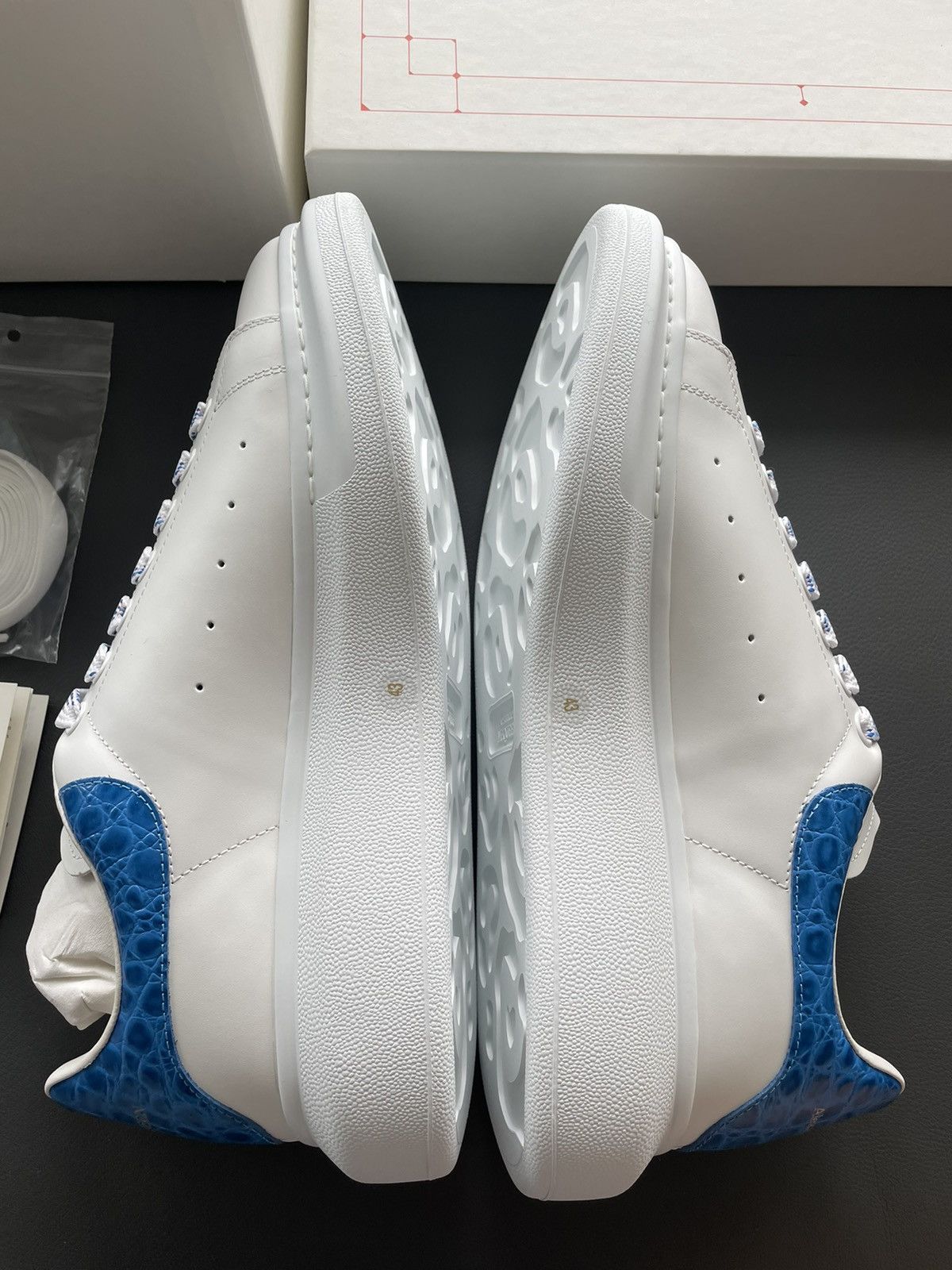 Alexander McQueen Rare Limited Edition Brand New Iconic Leather Croc Sneaker Size US 10 / EU 43 - 14 Thumbnail