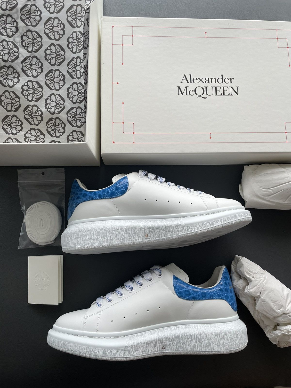 Rare Limited Edition Brand New Iconic Leather Croc Sneaker